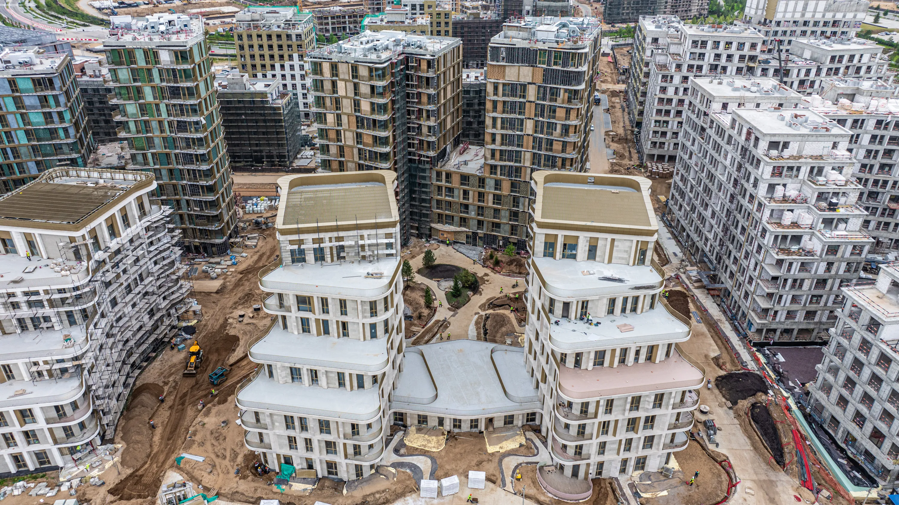 СберСити - квартал В19 ход строительства