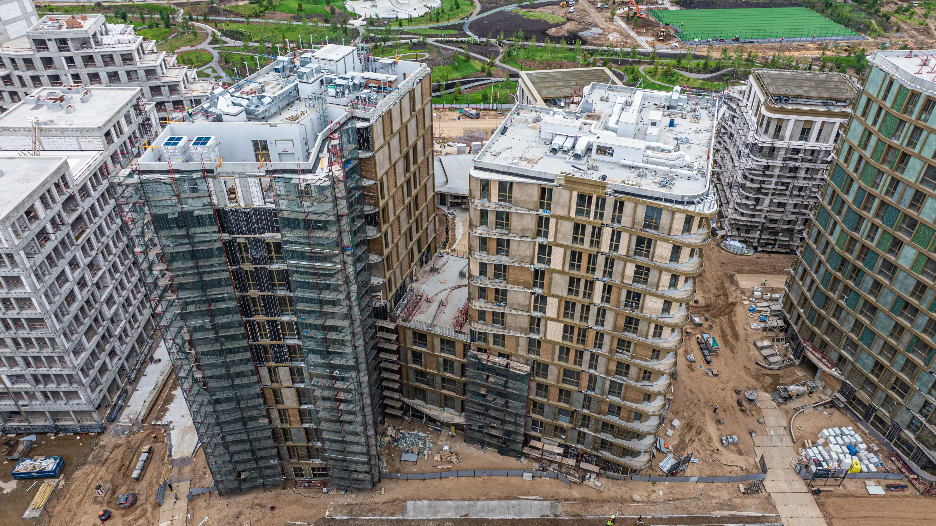 СберСити - квартал В19 ход строительства