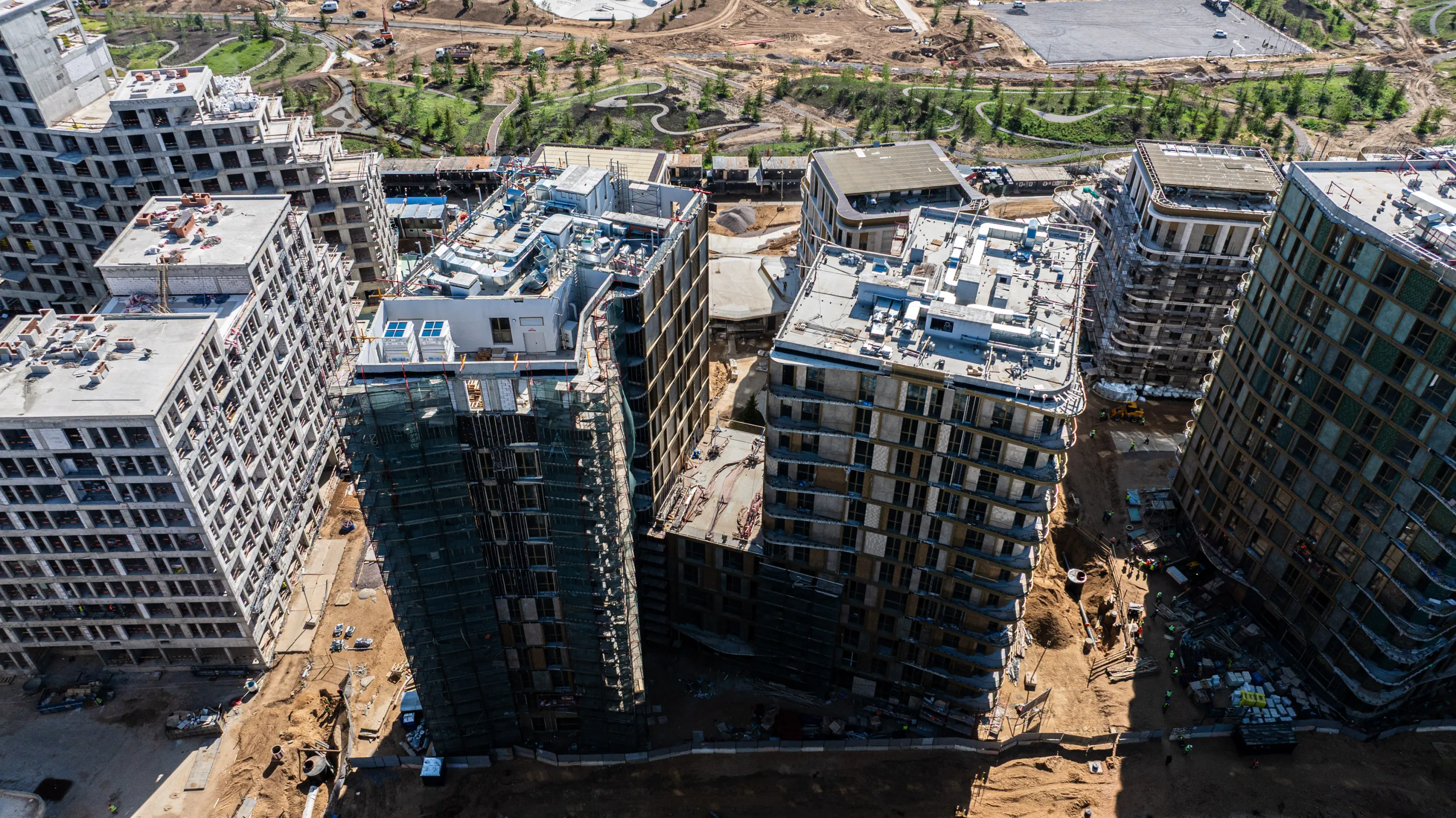 СберСити - квартал В19 ход строительства