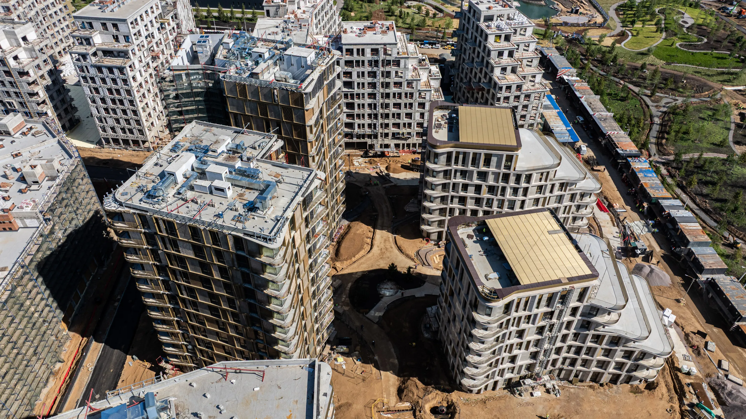 СберСити - квартал В19 ход строительства