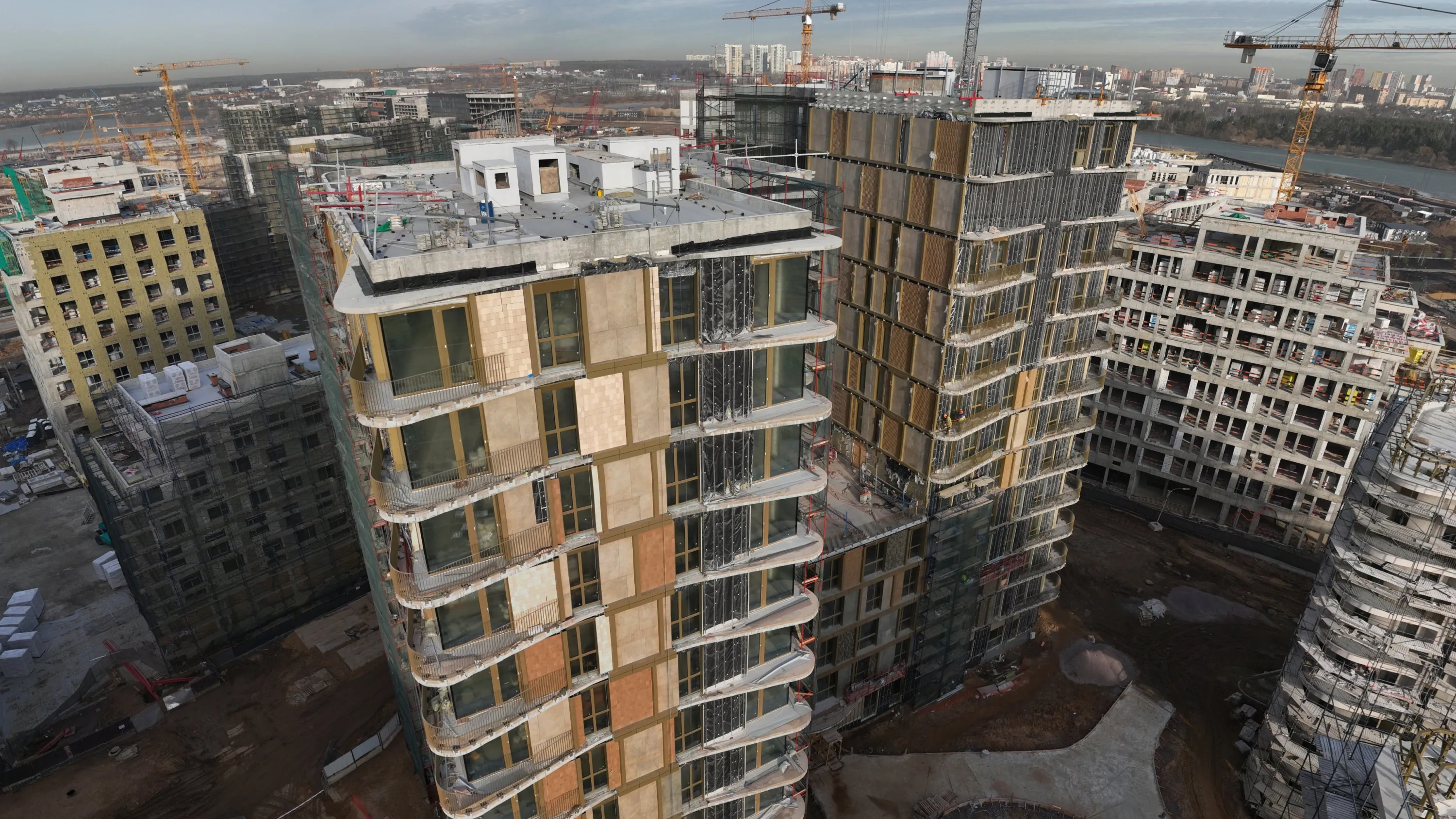 СберСити - квартал В19 ход строительства
