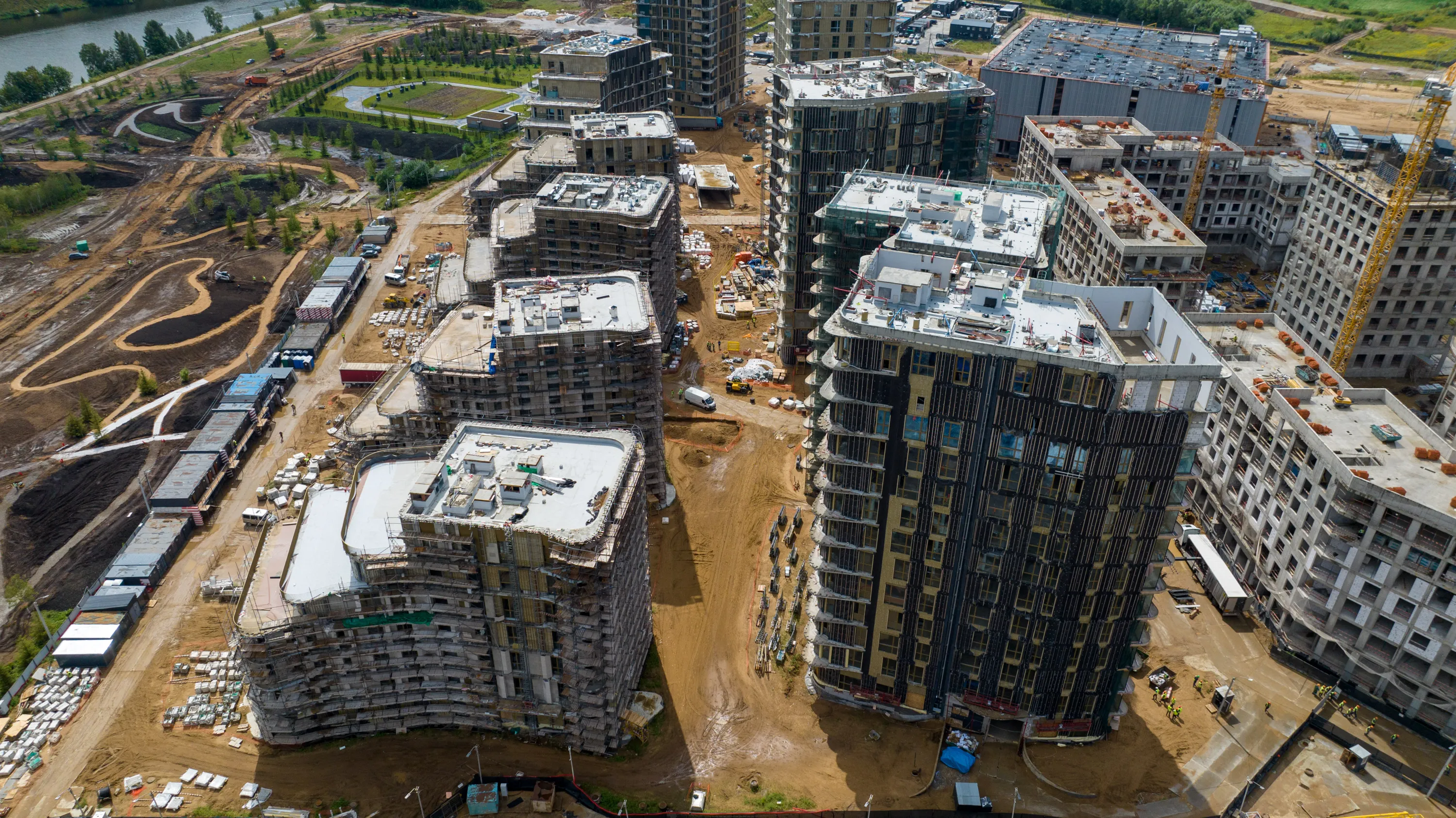 СберСити - квартал В19 ход строительства