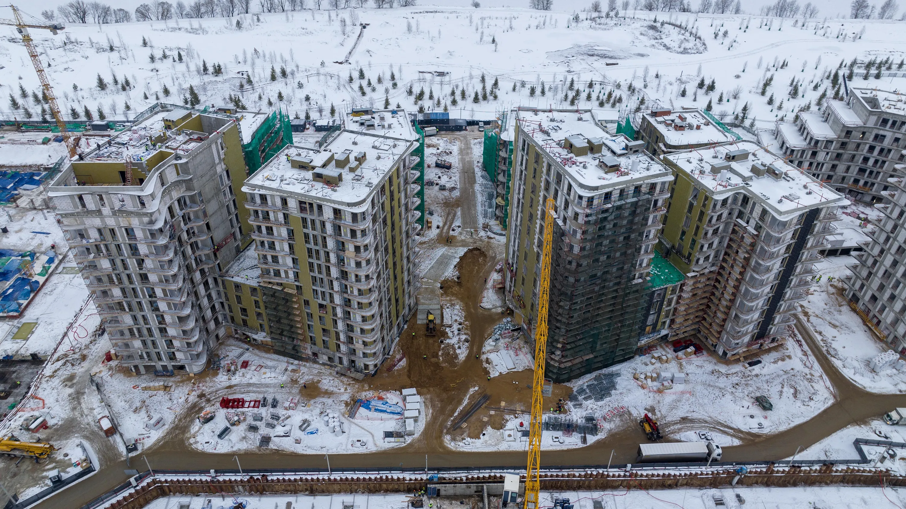 СберСити - квартал В19 ход строительства