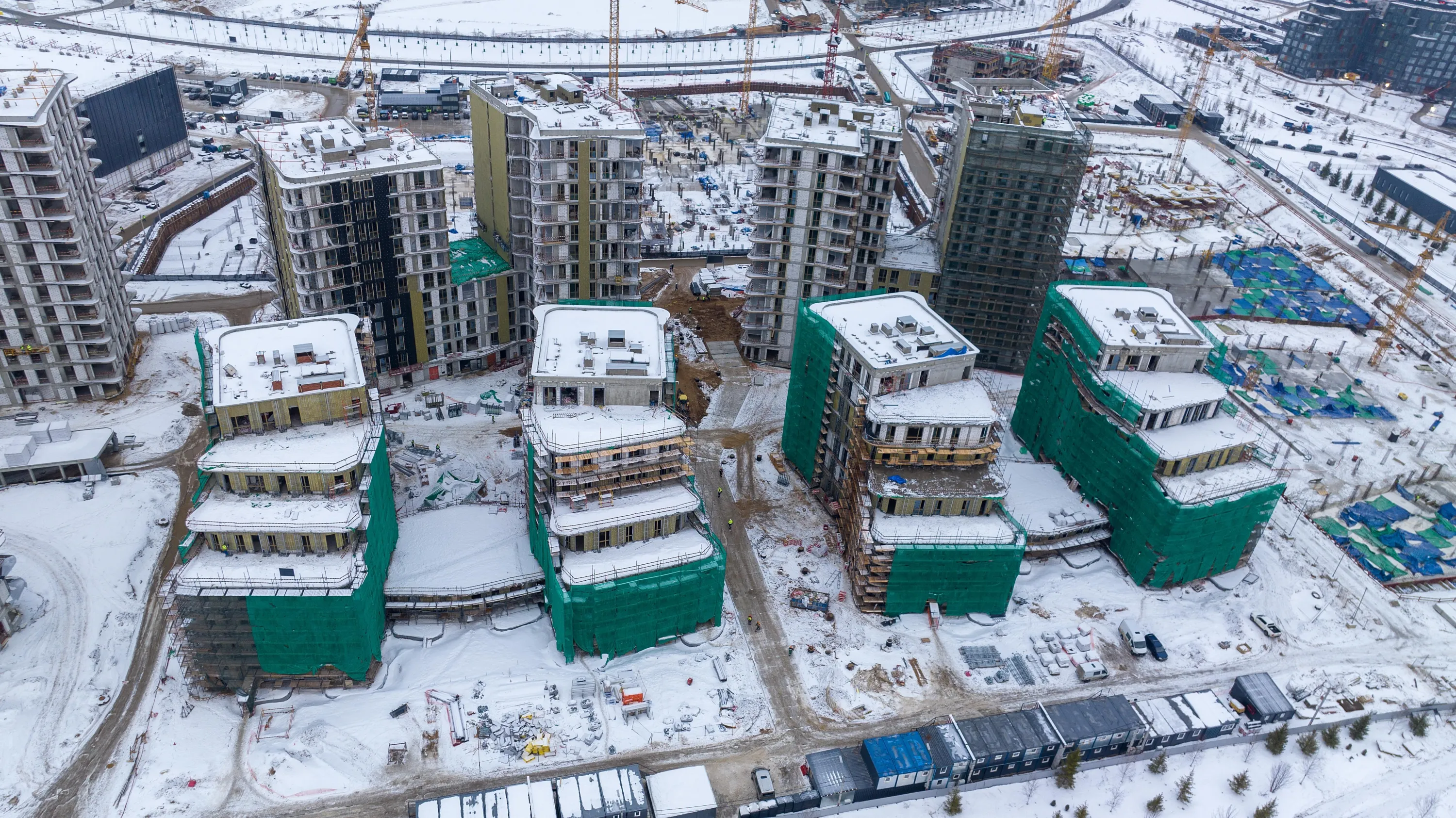 СберСити - квартал В19 ход строительства