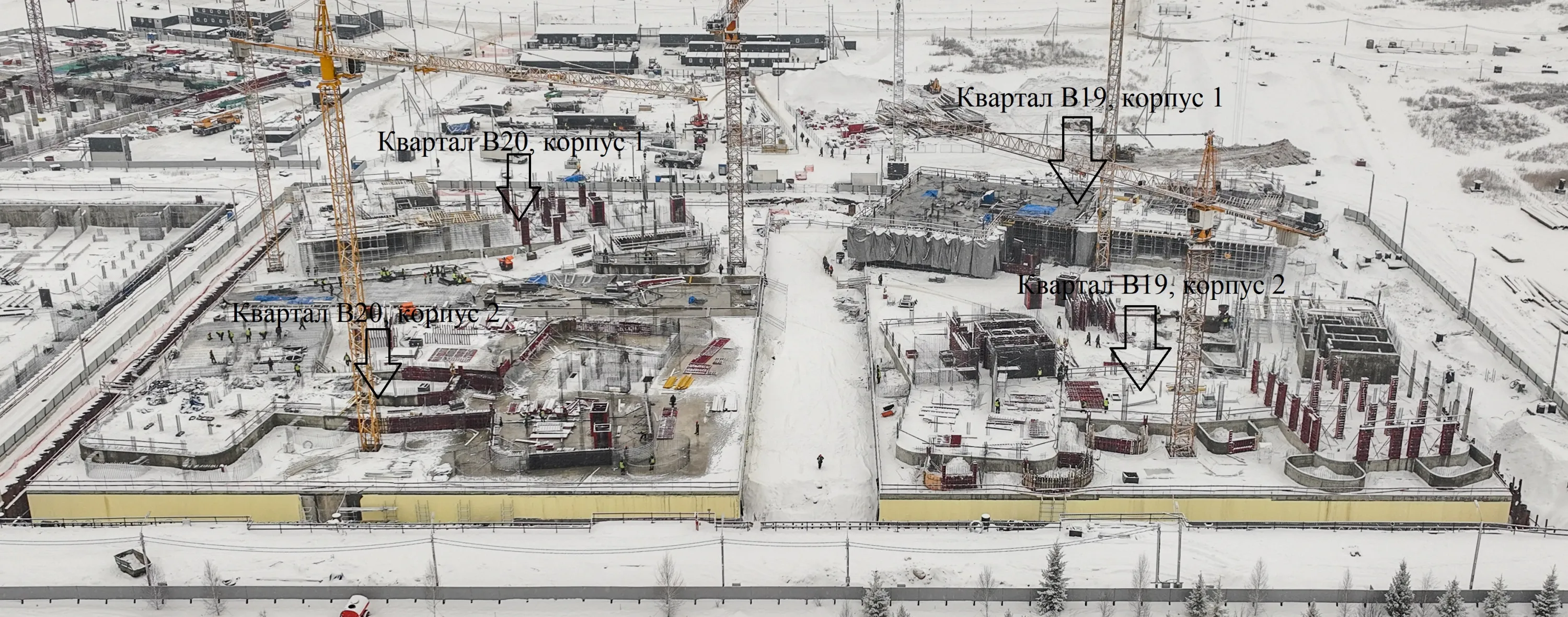СберСити - квартал В19 ход строительства