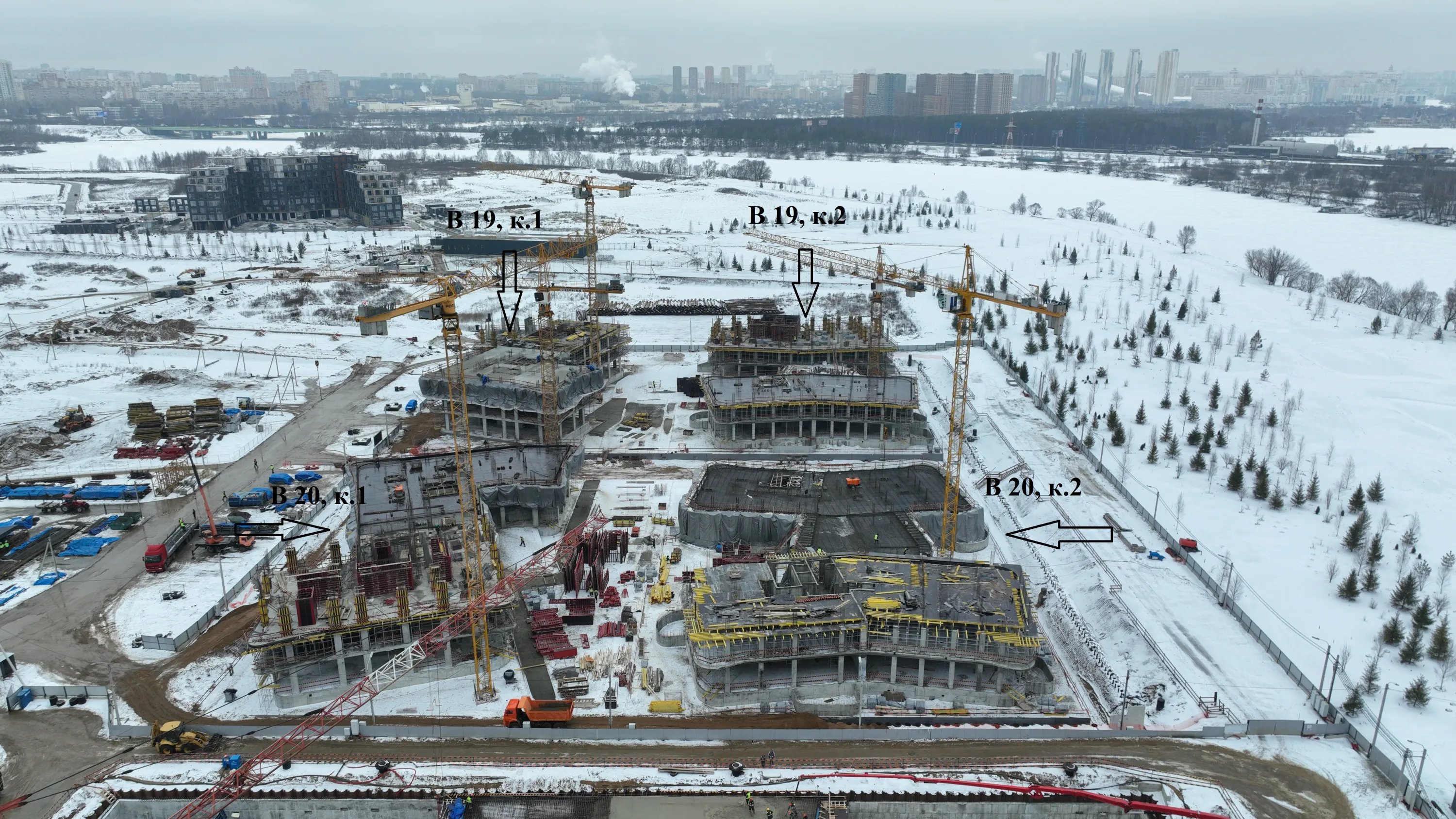 СберСити - квартал В19 ход строительства