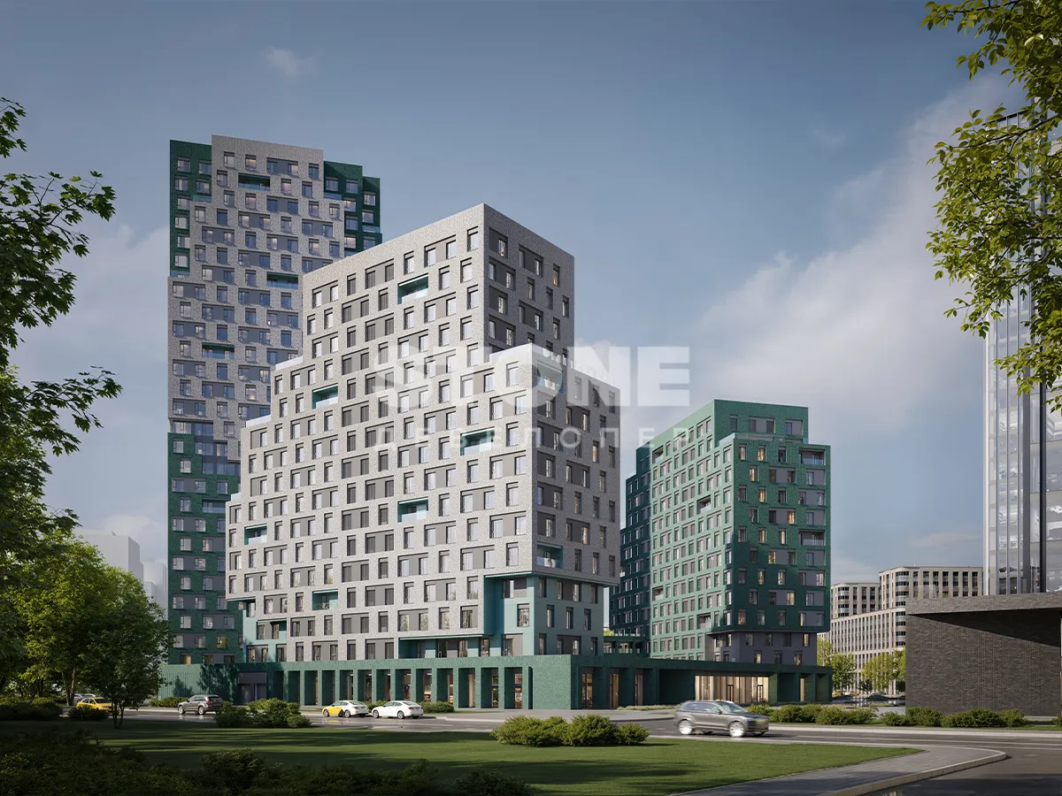 Планировка 1-комнатной квартиры 65.7 м² в ЖК Райз, г. Москва — фото 1