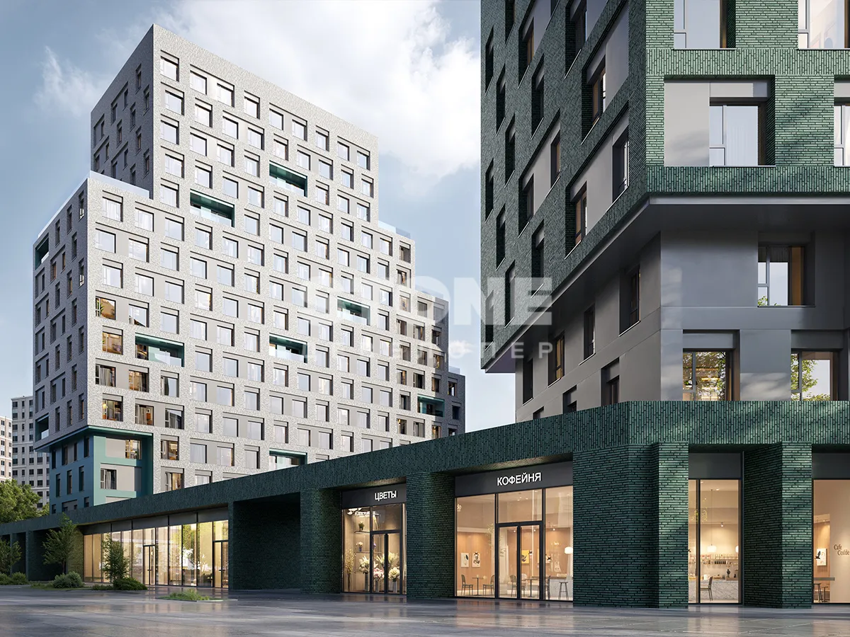 Планировка 1-комнатной квартиры 65.7 м² в ЖК Райз, г. Москва — фото 4