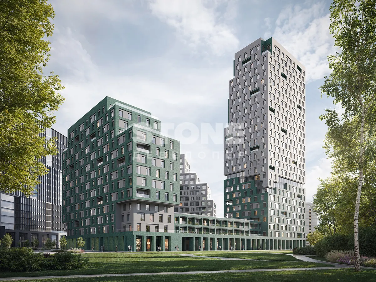 Планировка 1-комнатной квартиры 65.7 м² в ЖК Райз, г. Москва — фото 5