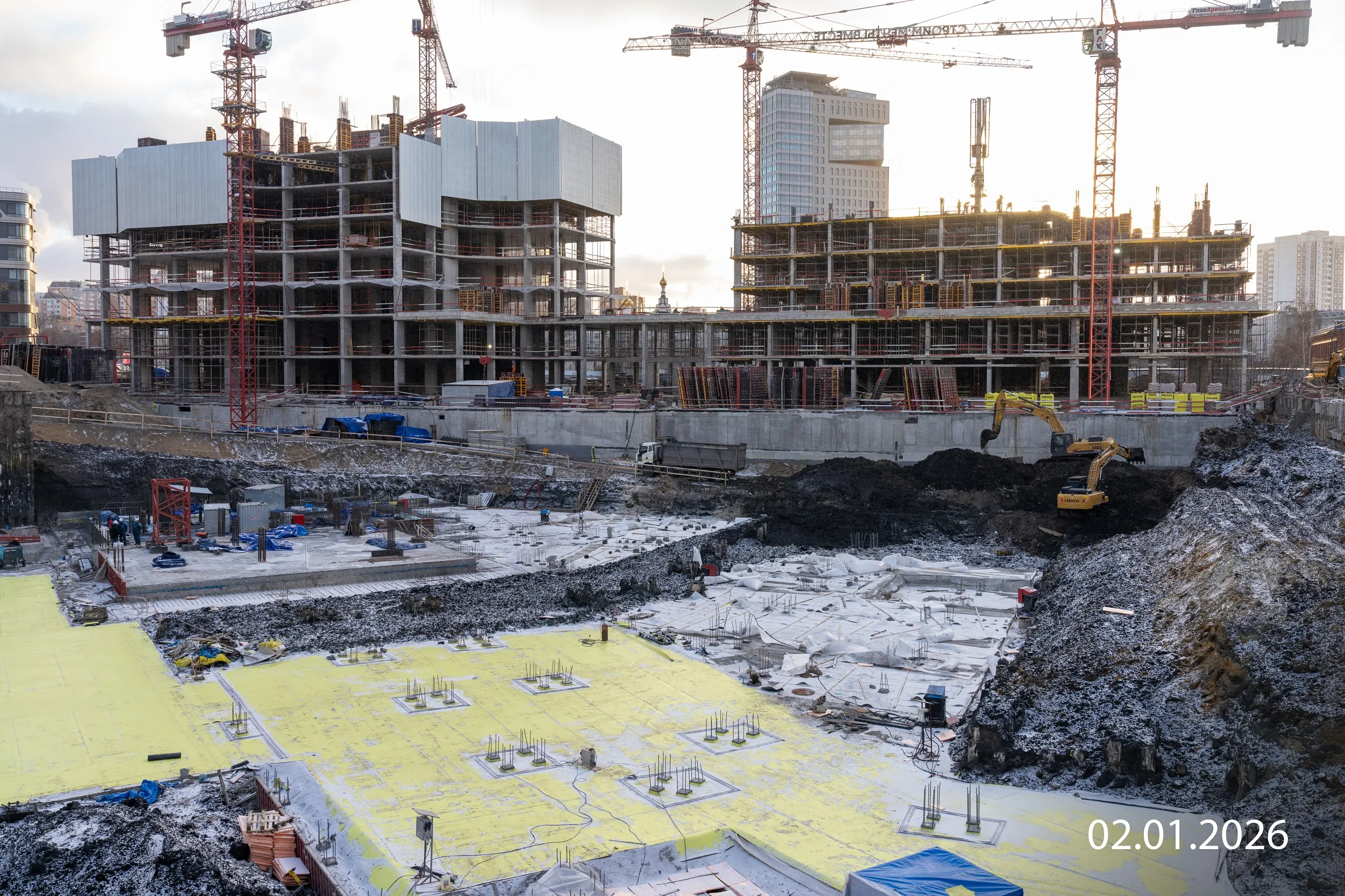 Райз ход строительства