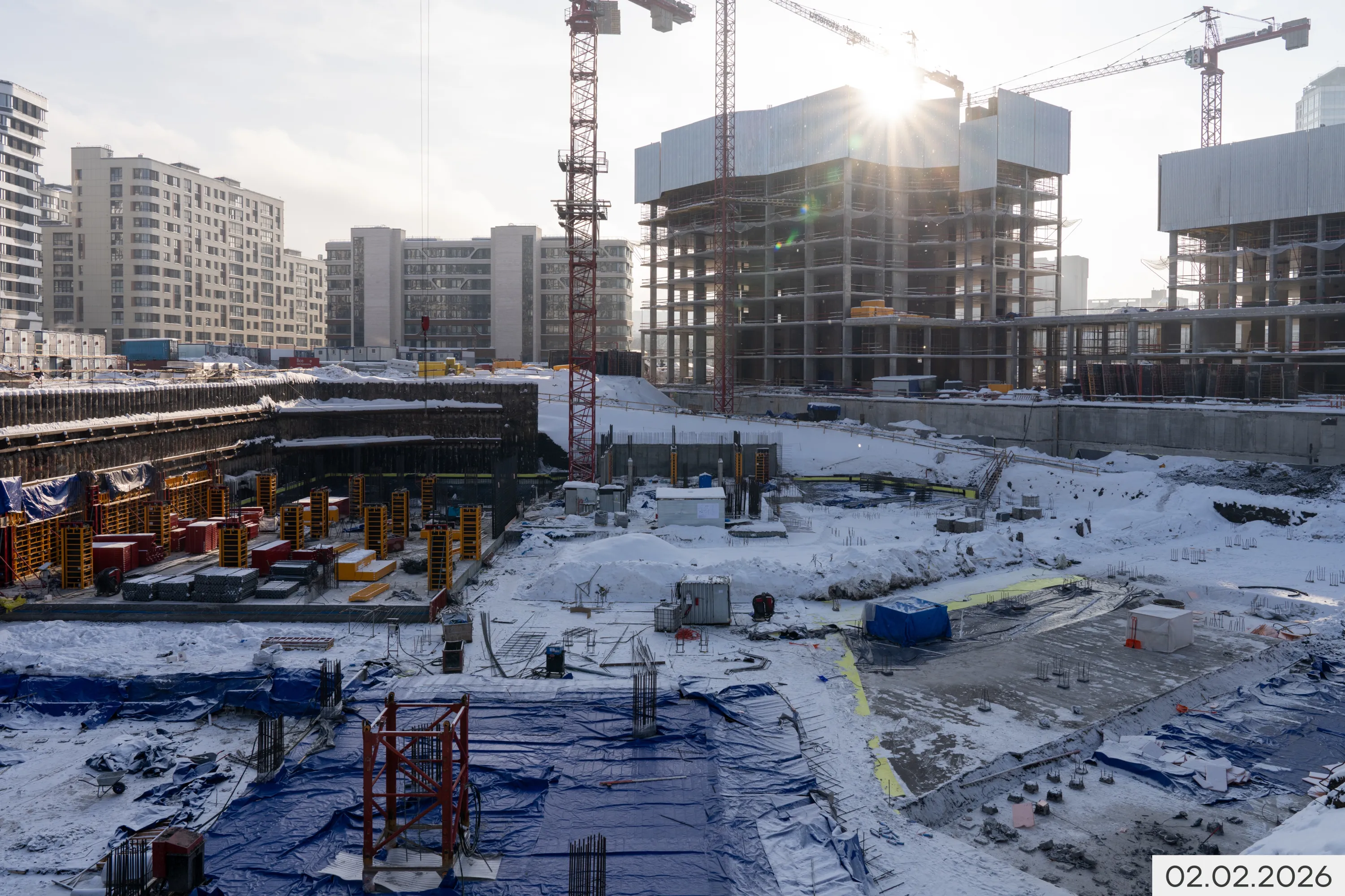 Райз ход строительства