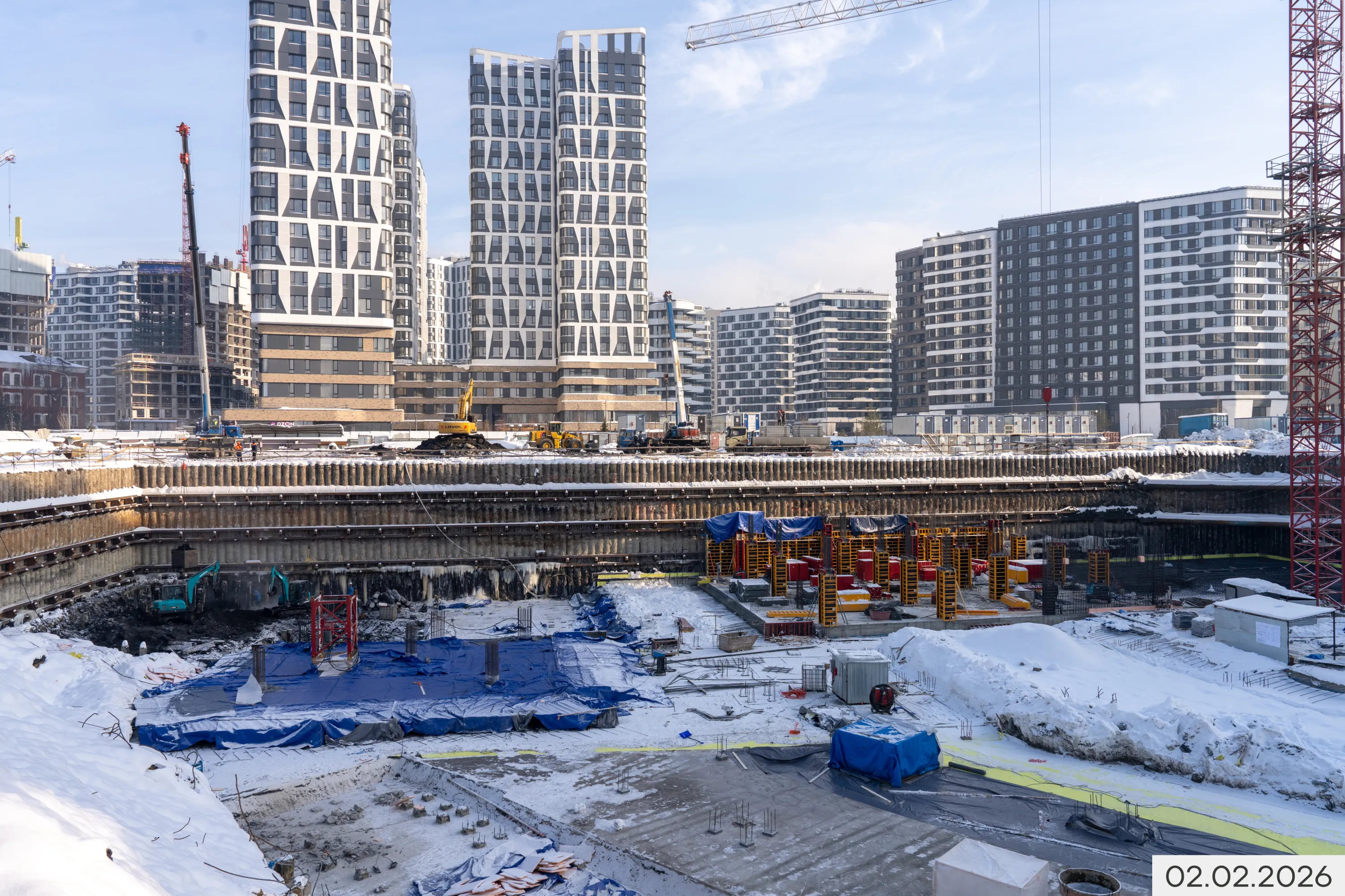 Райз ход строительства