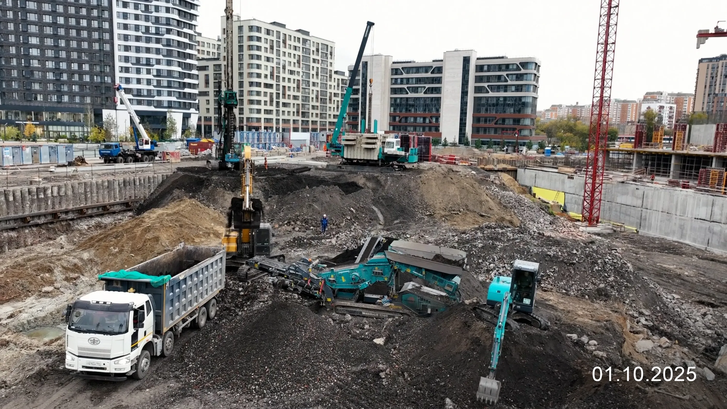 Райз ход строительства