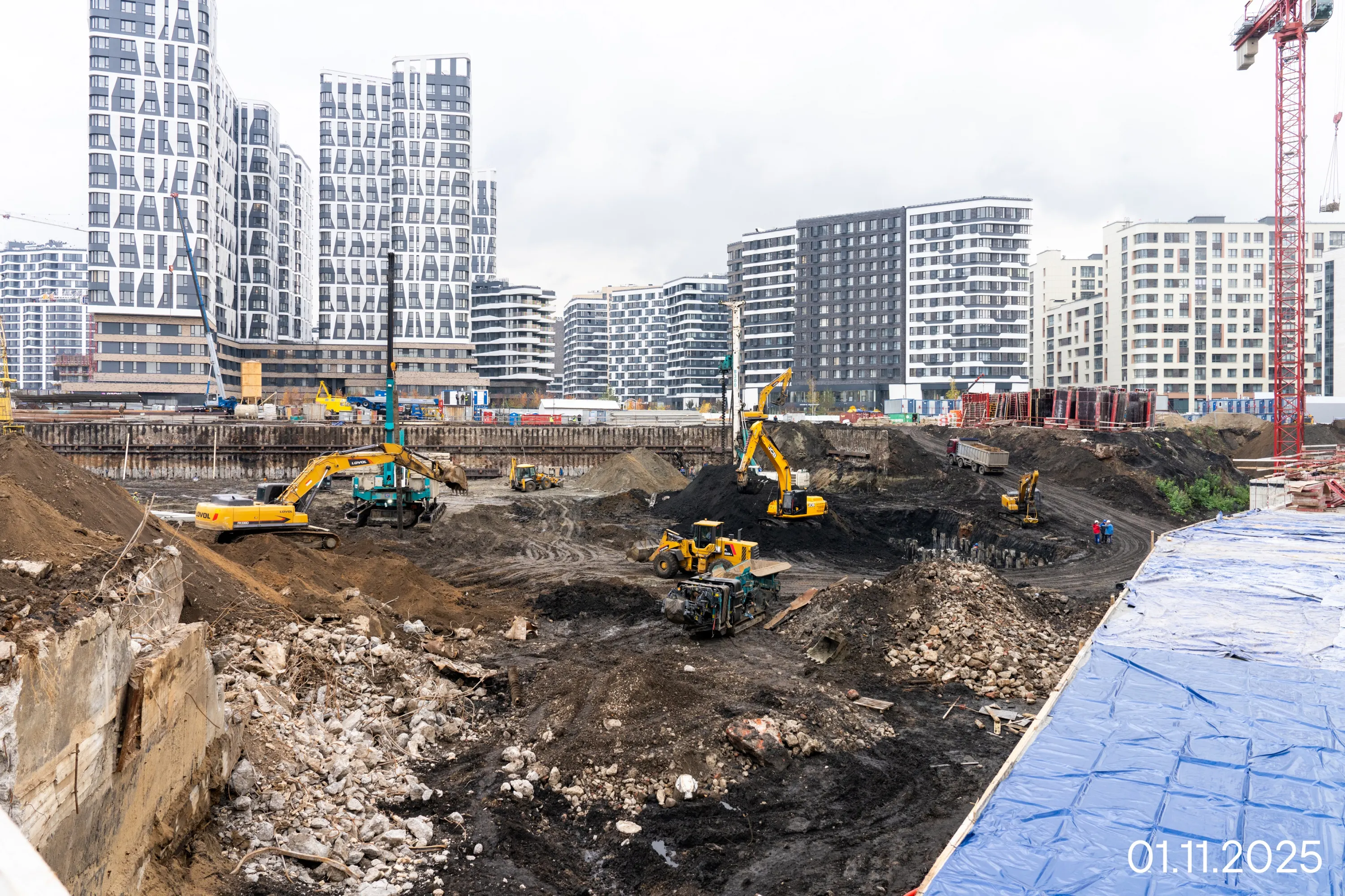 Райз ход строительства