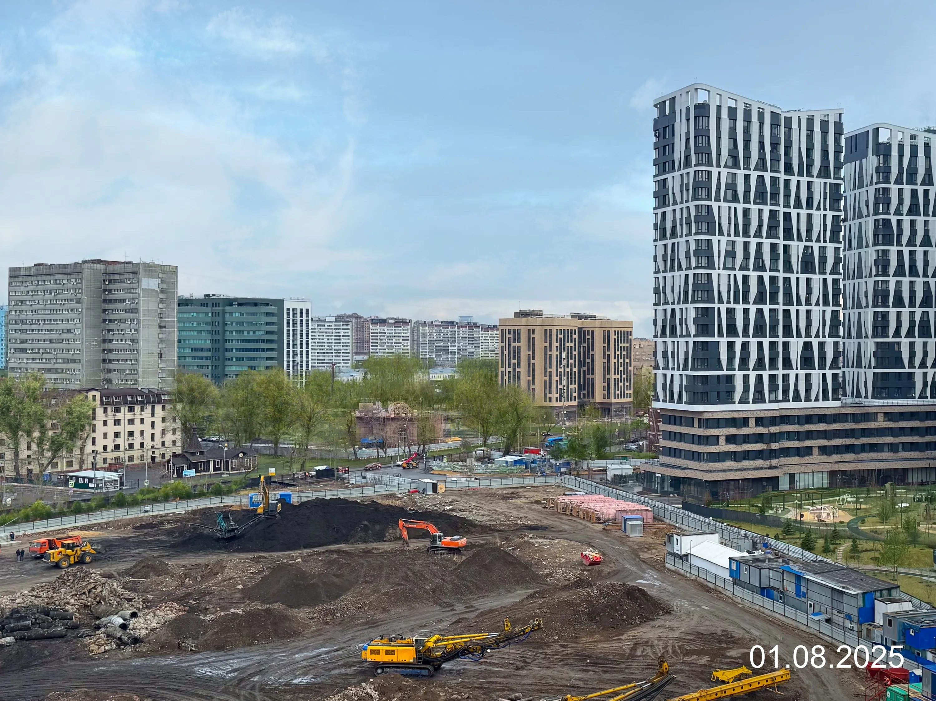 Райз ход строительства