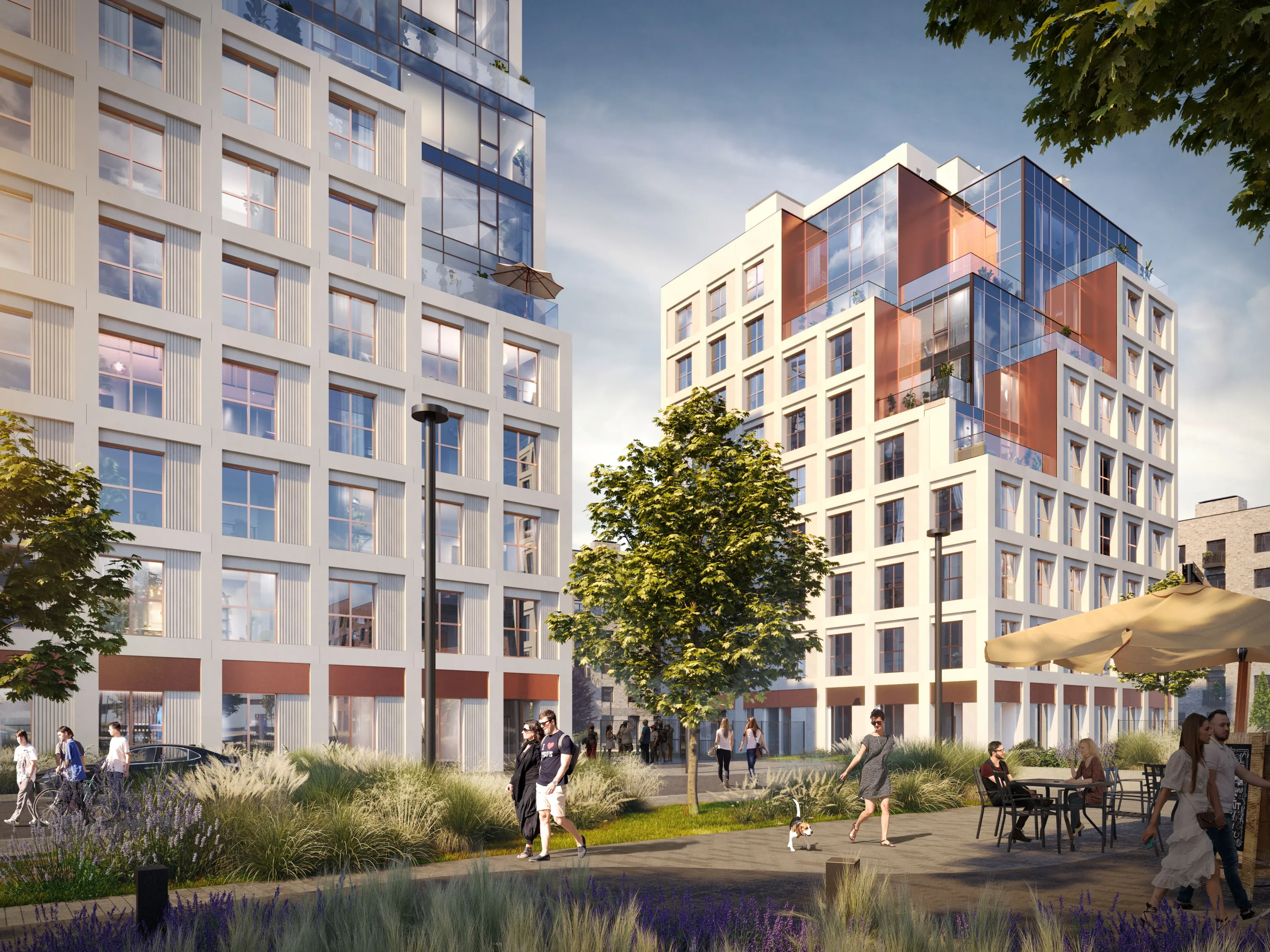 Планировка 4-комнатной квартиры 117.7 м² в ЖК СберСити - квартал В17, г. Москва — фото 1