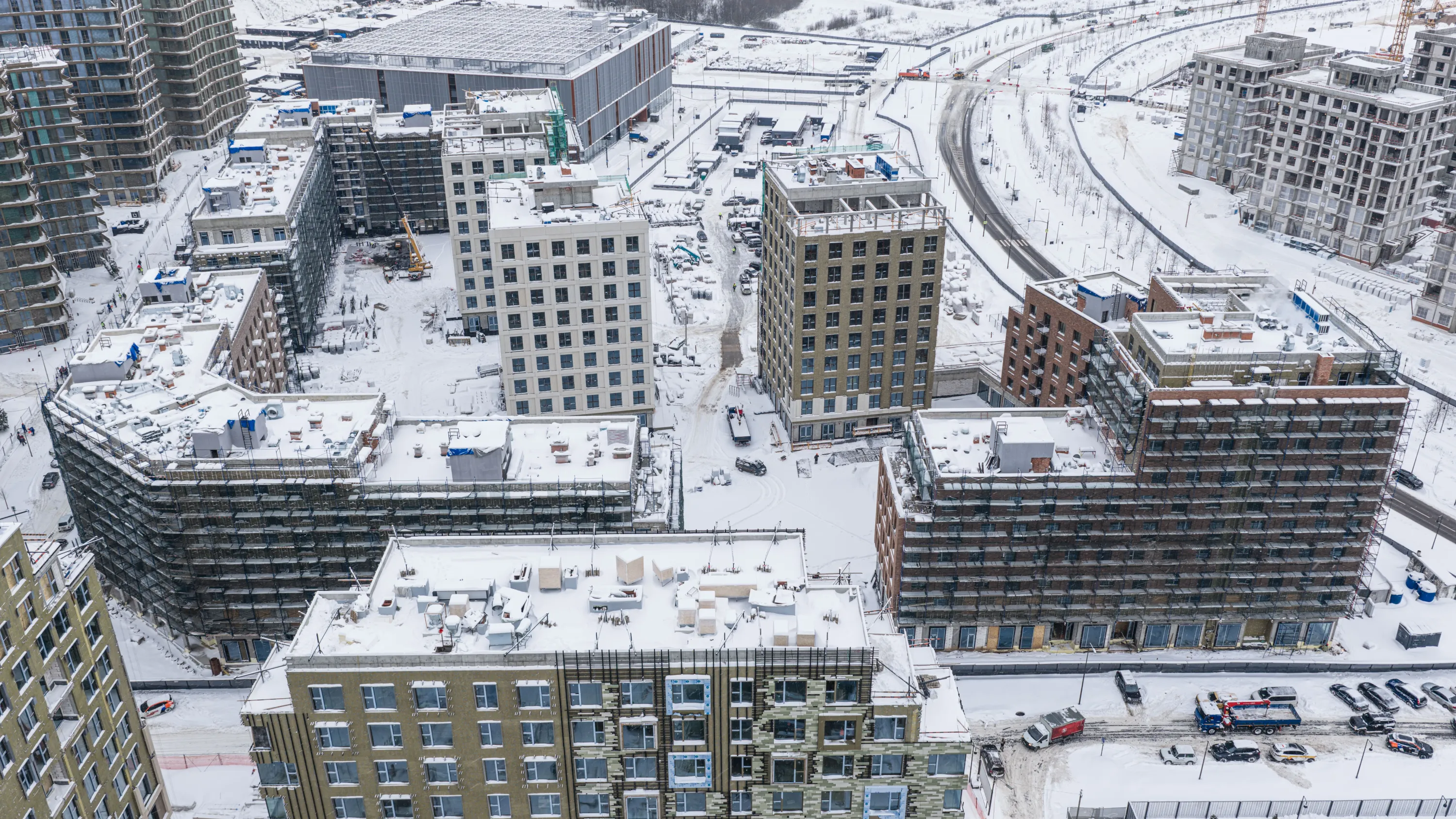 СберСити - квартал В17 ход строительства