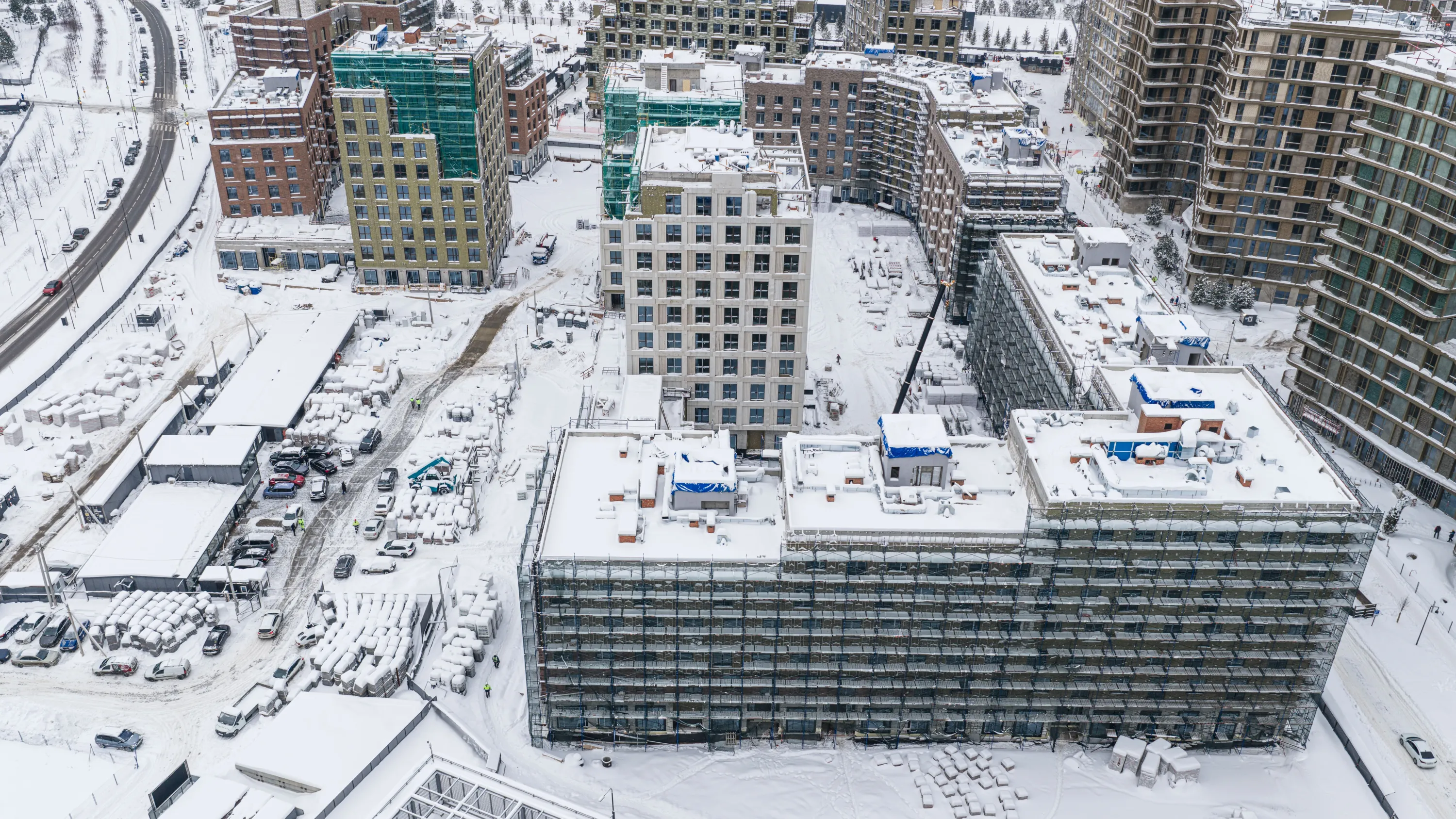 СберСити - квартал В17 ход строительства