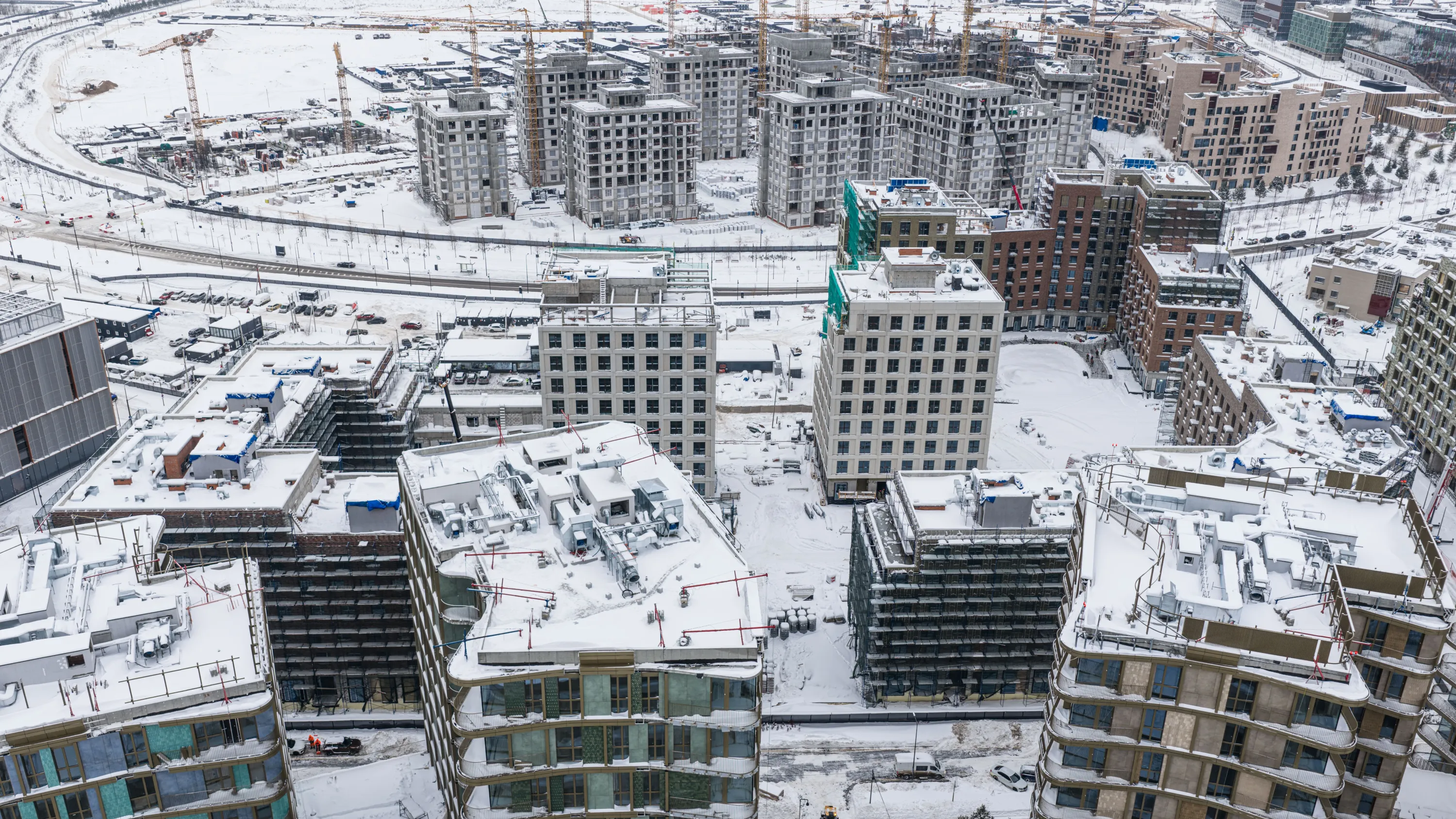 СберСити - квартал В17 ход строительства