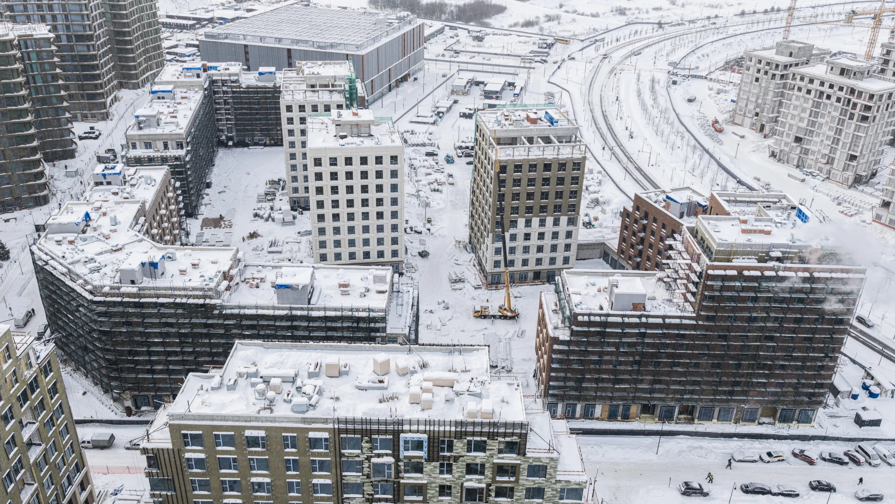 СберСити - квартал В17 ход строительства