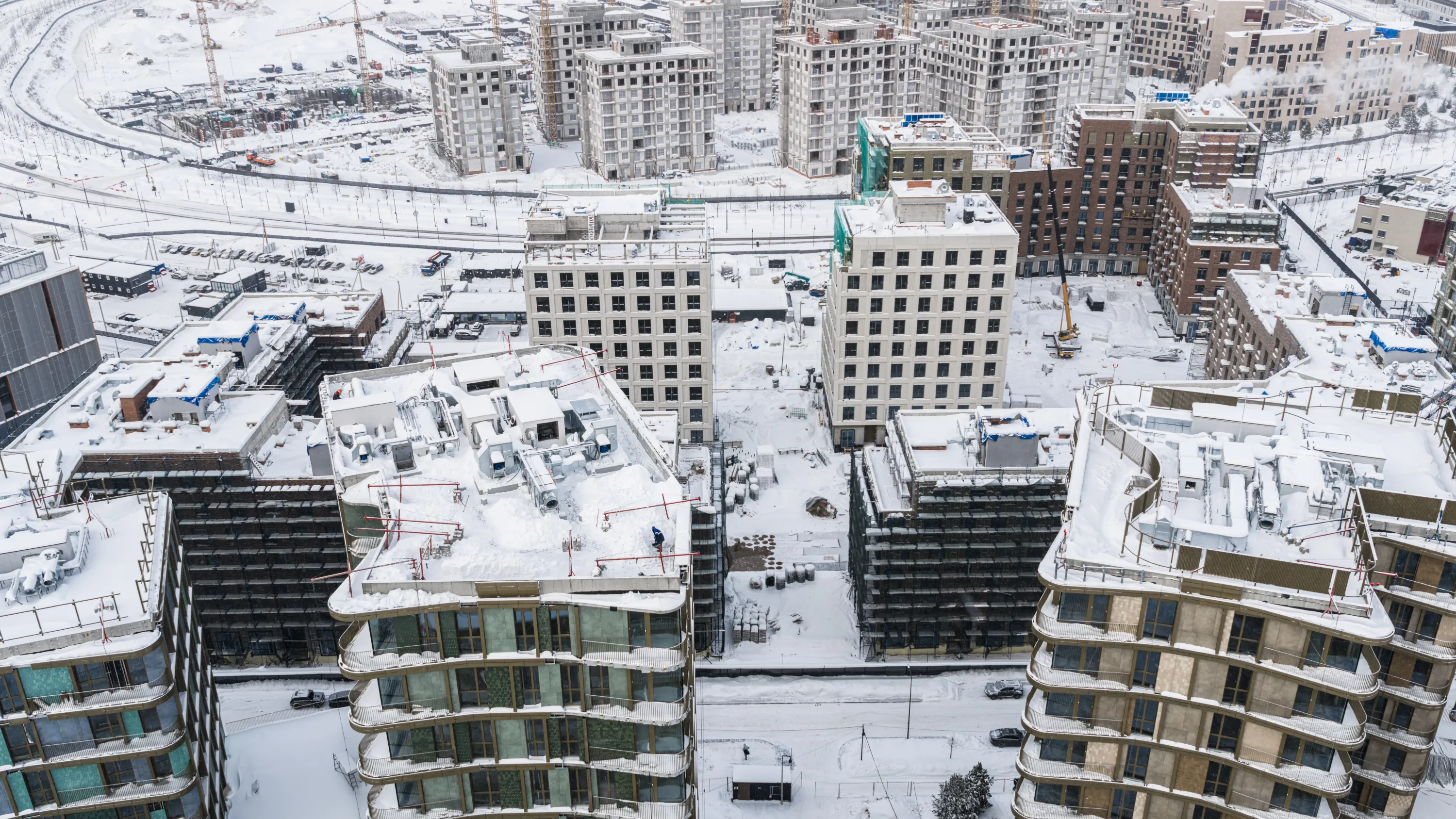 СберСити - квартал В17 ход строительства