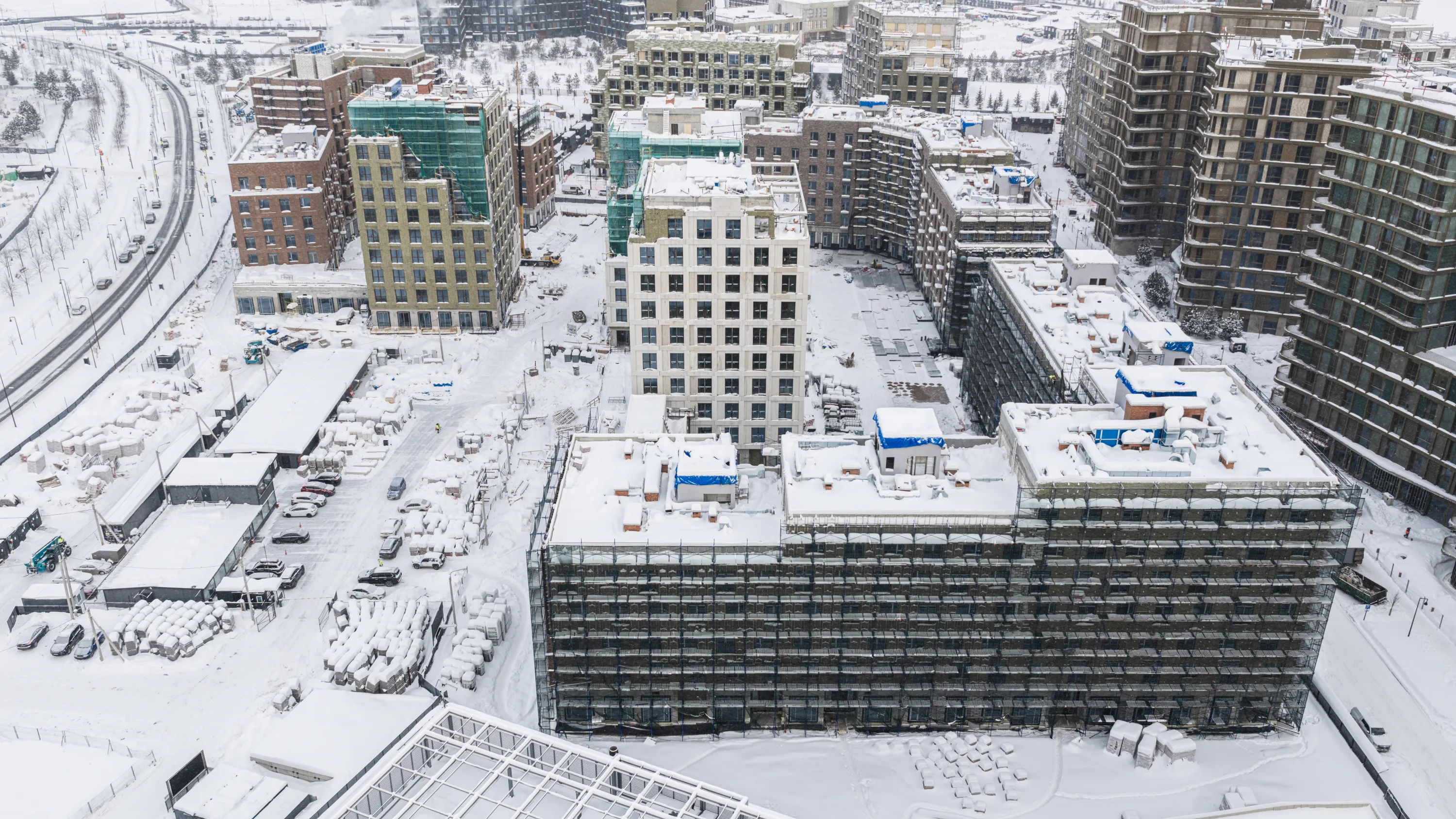 СберСити - квартал В17 ход строительства