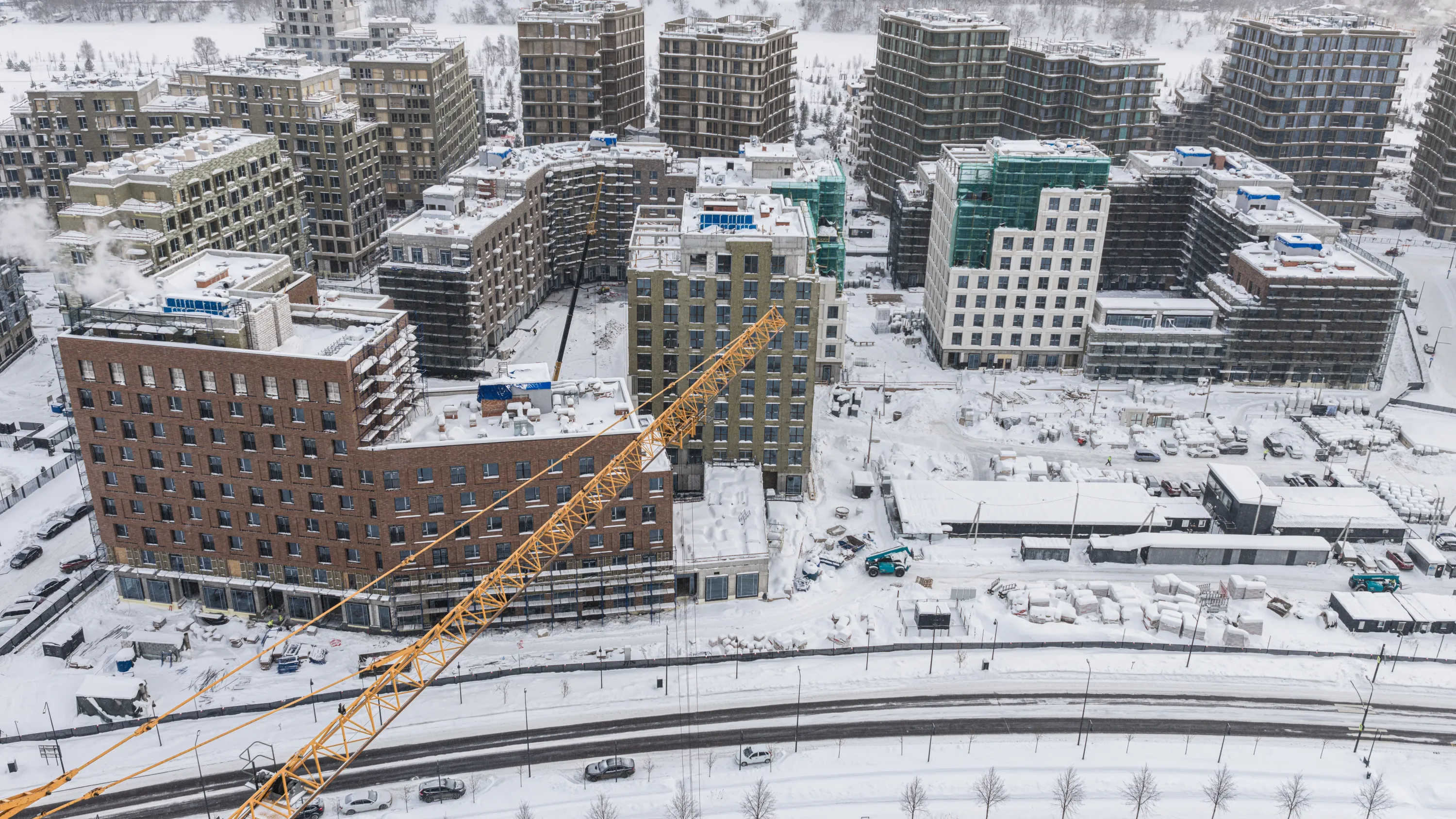 СберСити - квартал В17 ход строительства