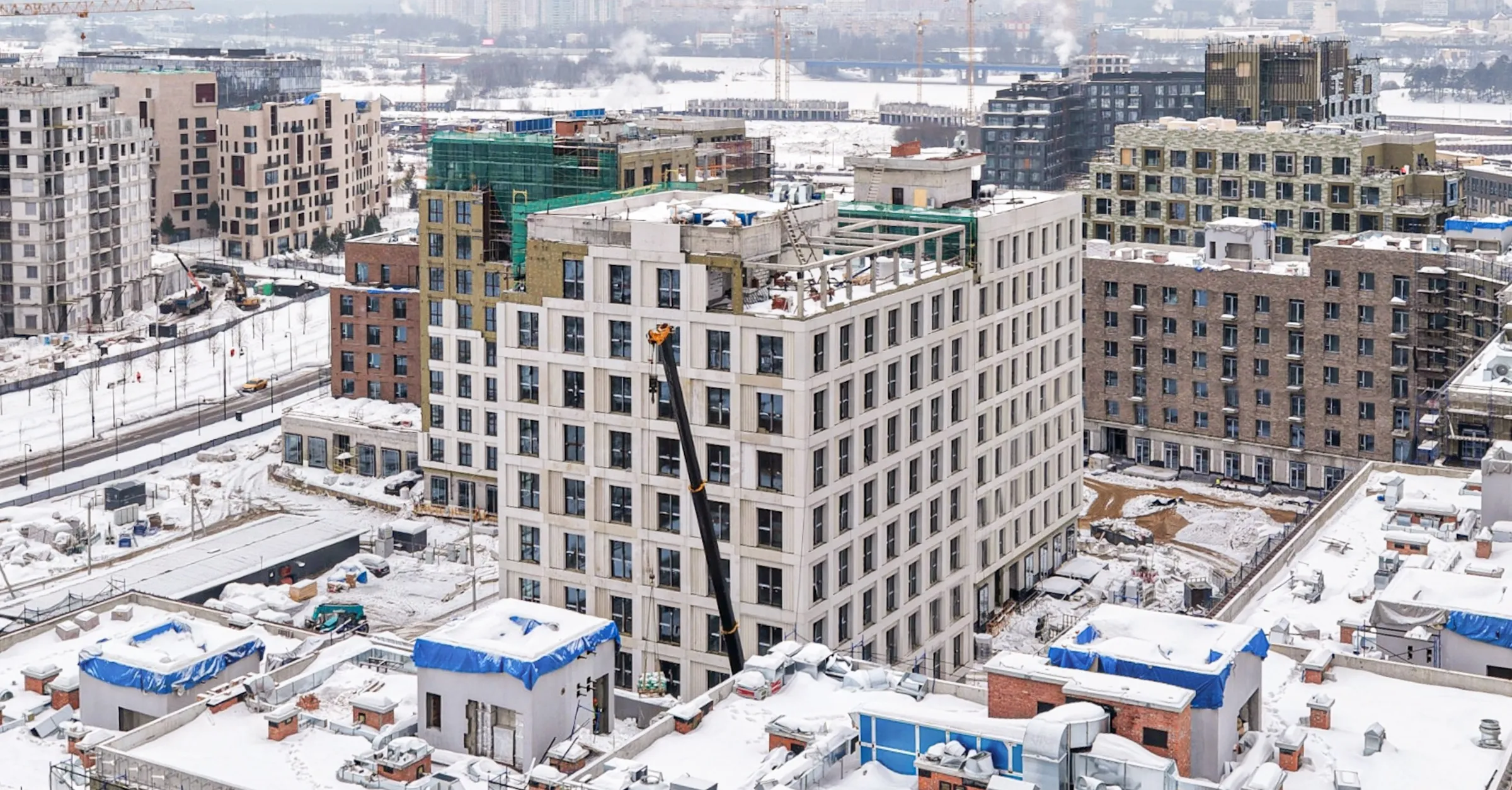 СберСити - квартал В17 ход строительства