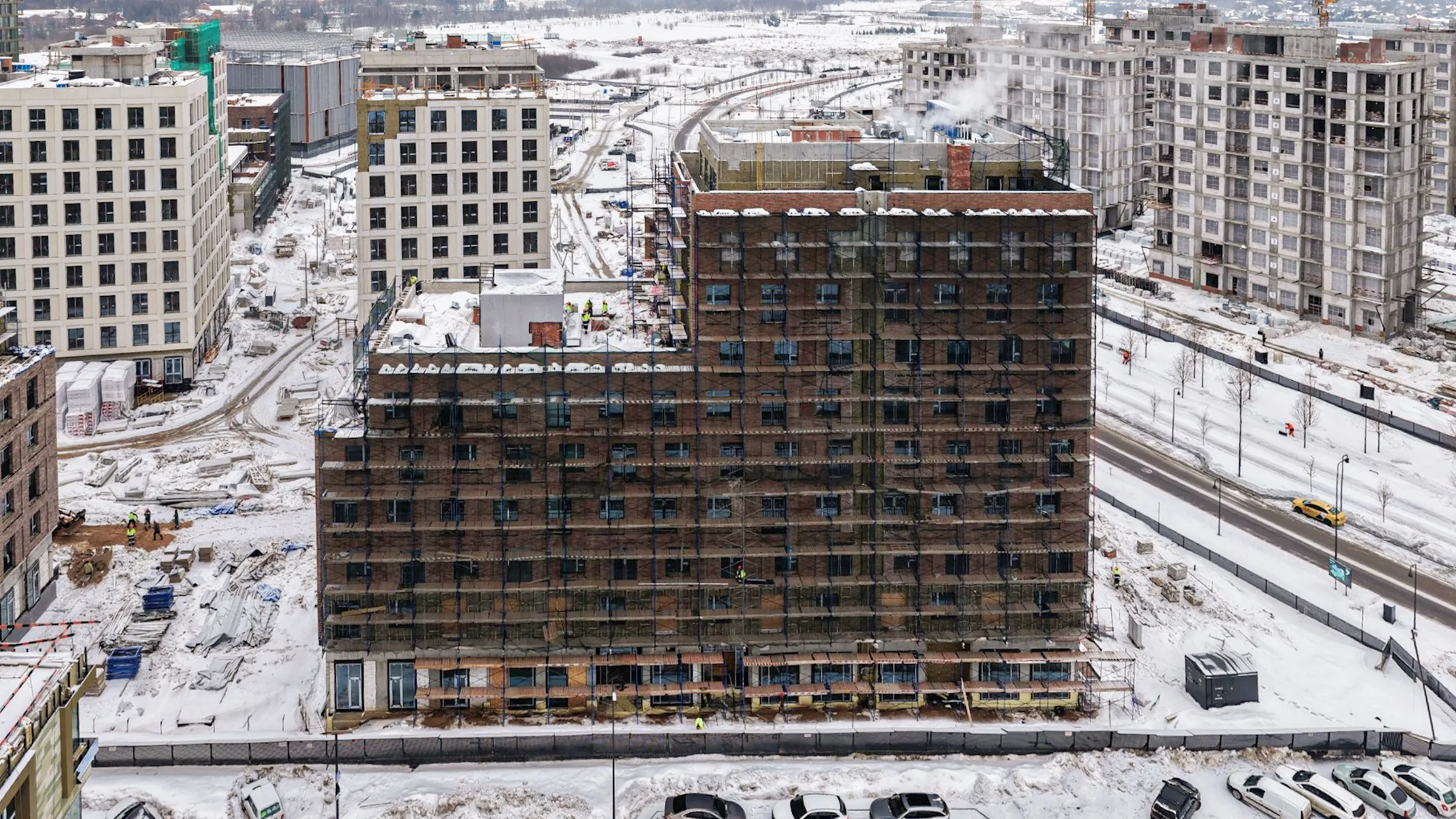 СберСити - квартал В17 ход строительства