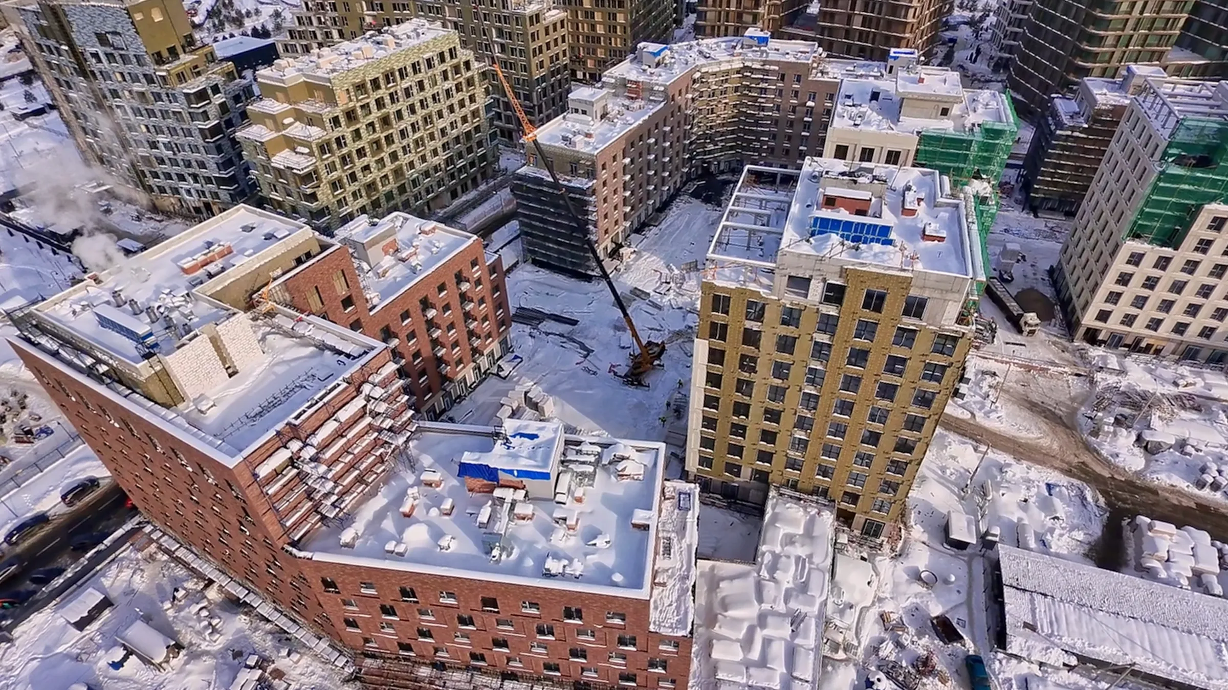 СберСити - квартал В17 ход строительства