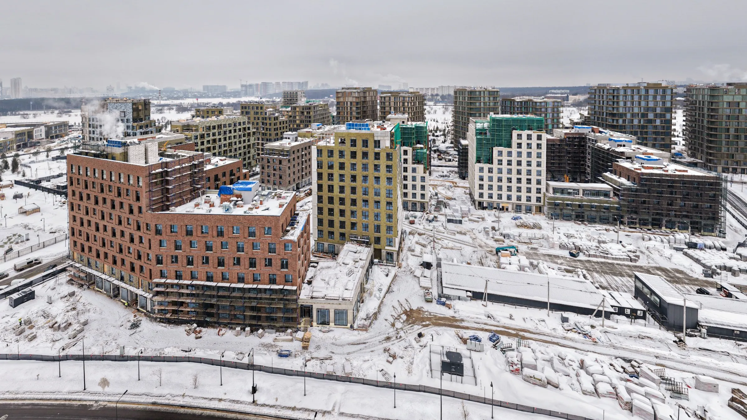 СберСити - квартал В17 ход строительства