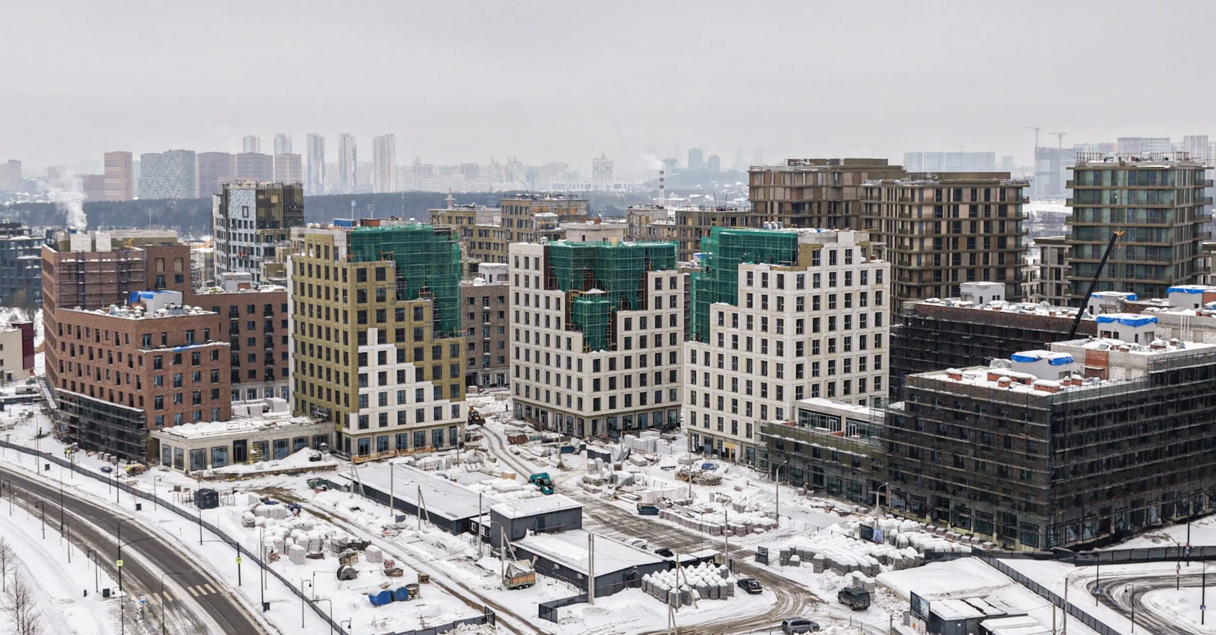 СберСити - квартал В17 ход строительства