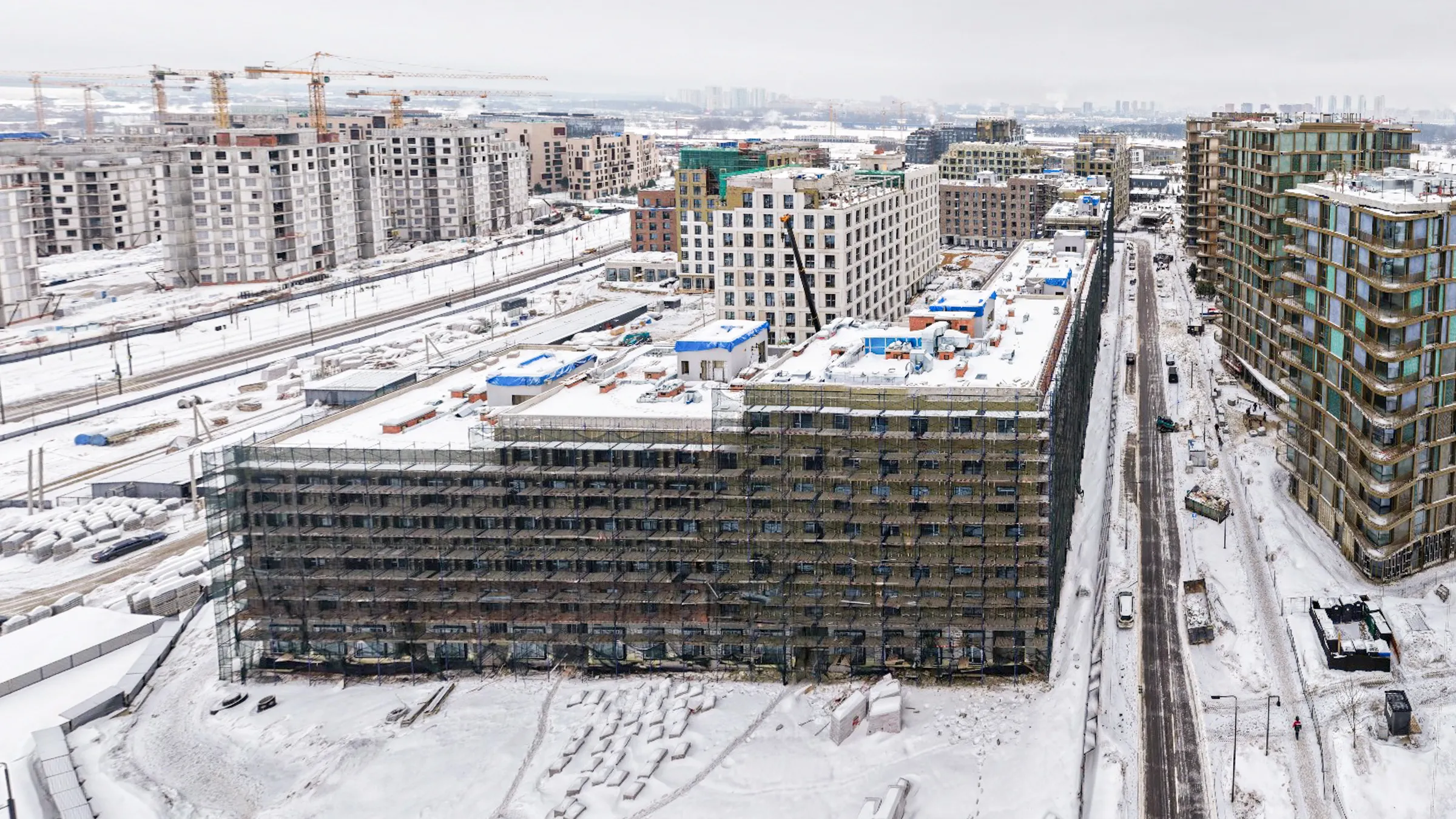 СберСити - квартал В17 ход строительства