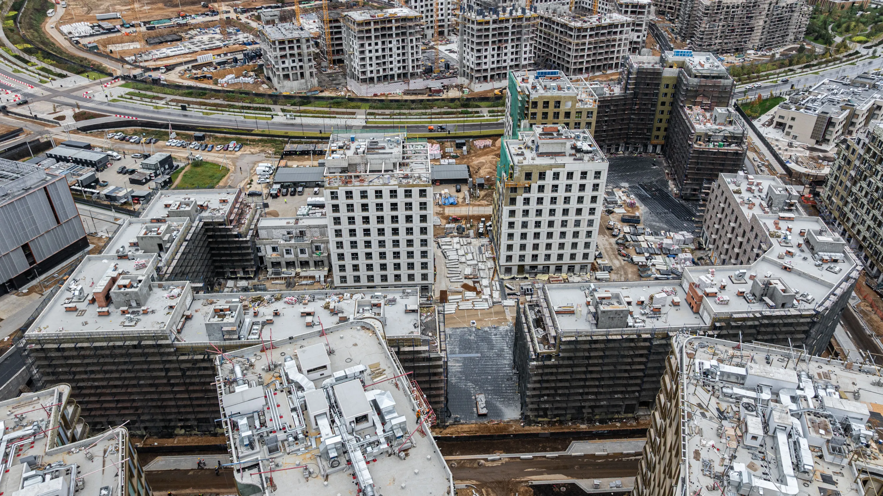 СберСити - квартал В17 ход строительства