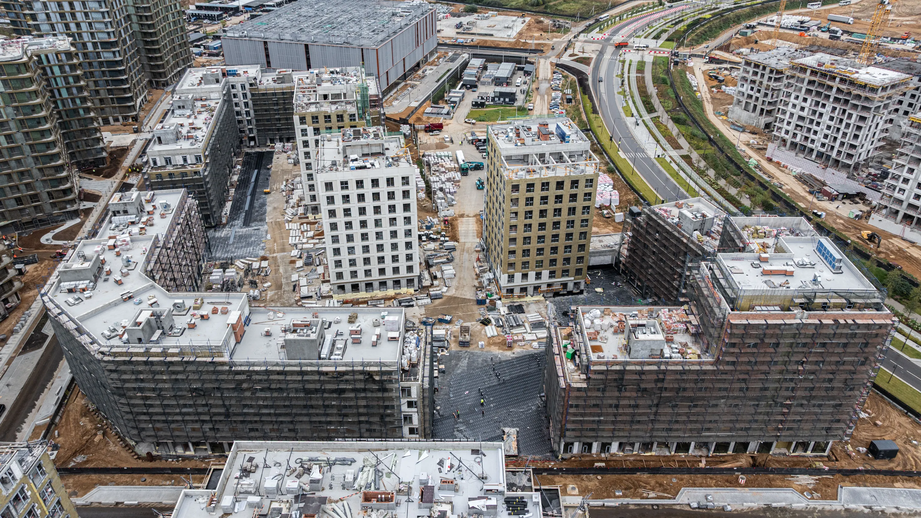 СберСити - квартал В17 ход строительства