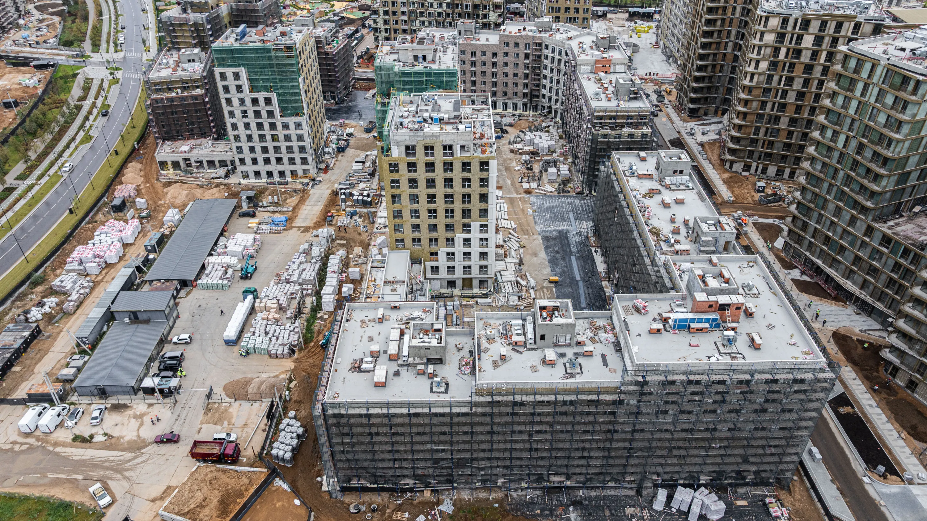 СберСити - квартал В17 ход строительства