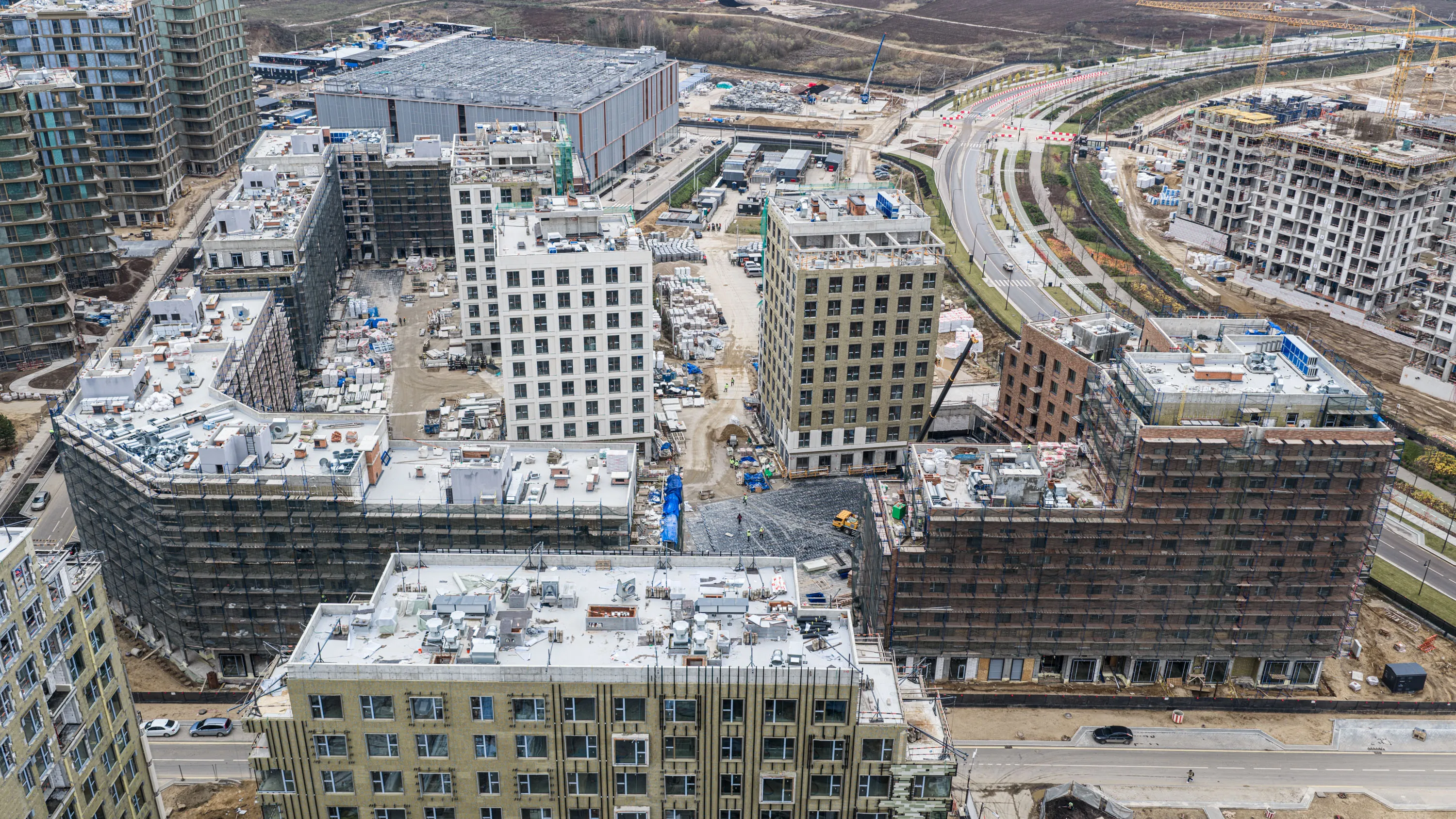 СберСити - квартал В17 ход строительства