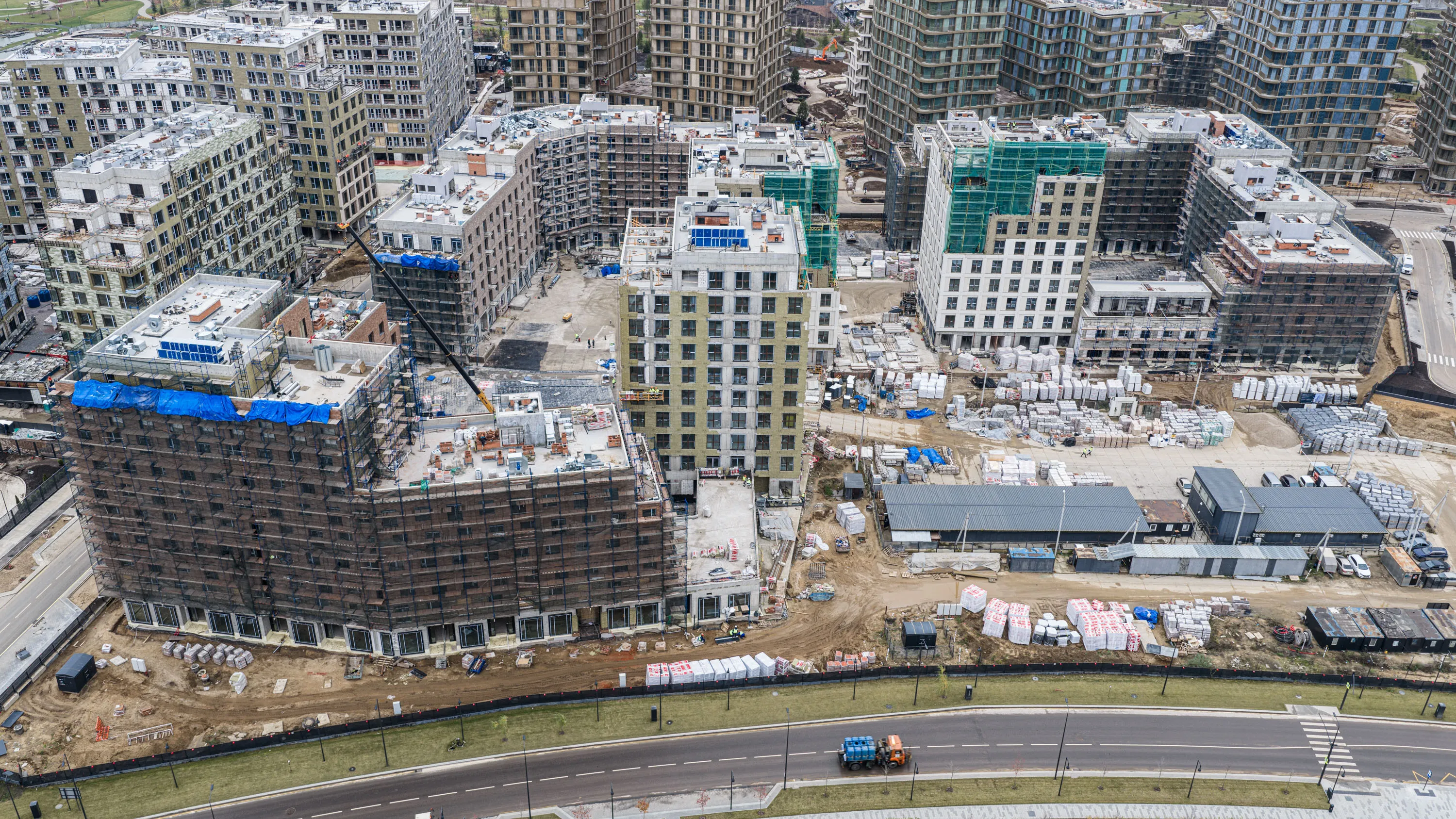 СберСити - квартал В17 ход строительства