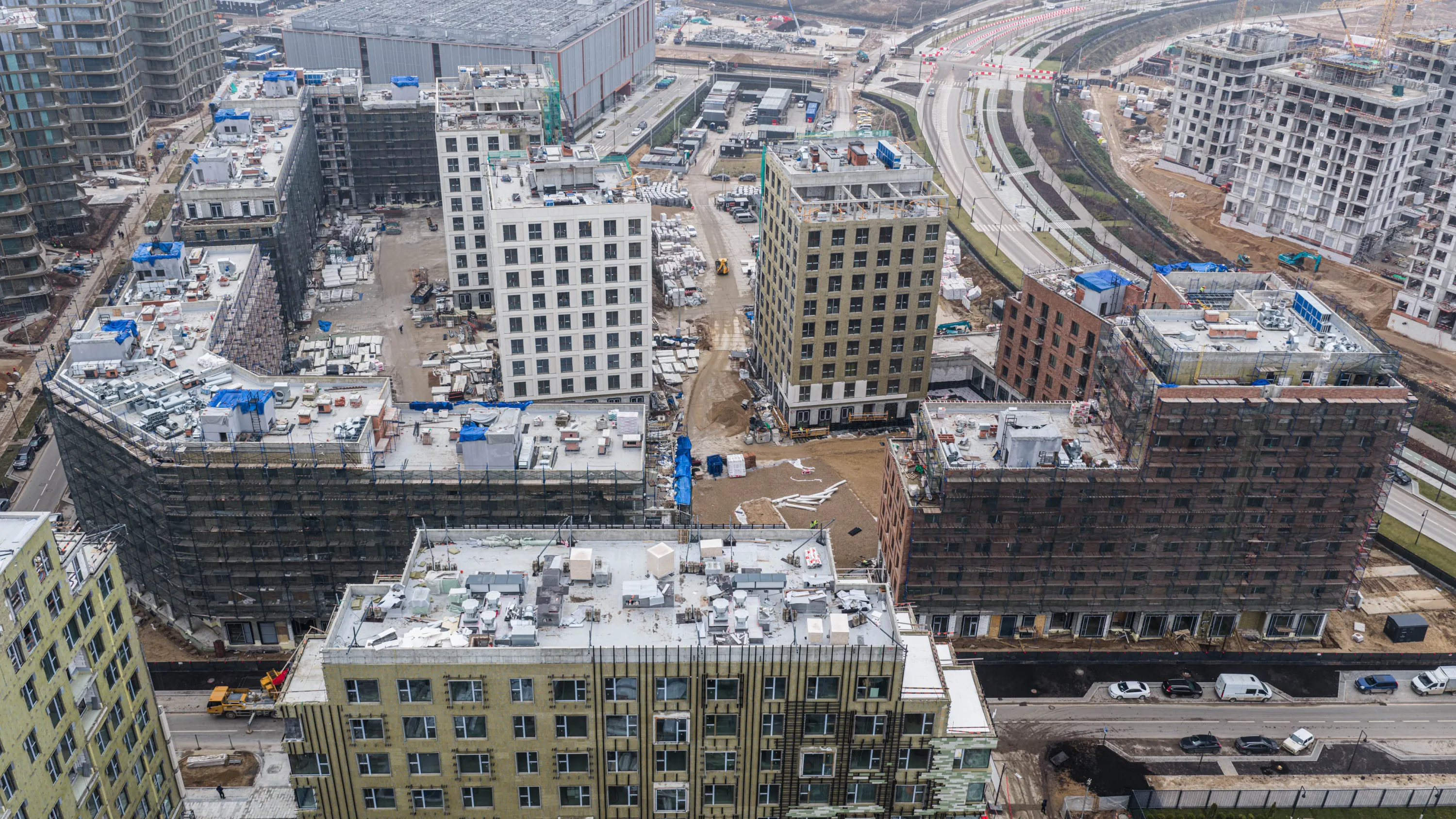 СберСити - квартал В17 ход строительства