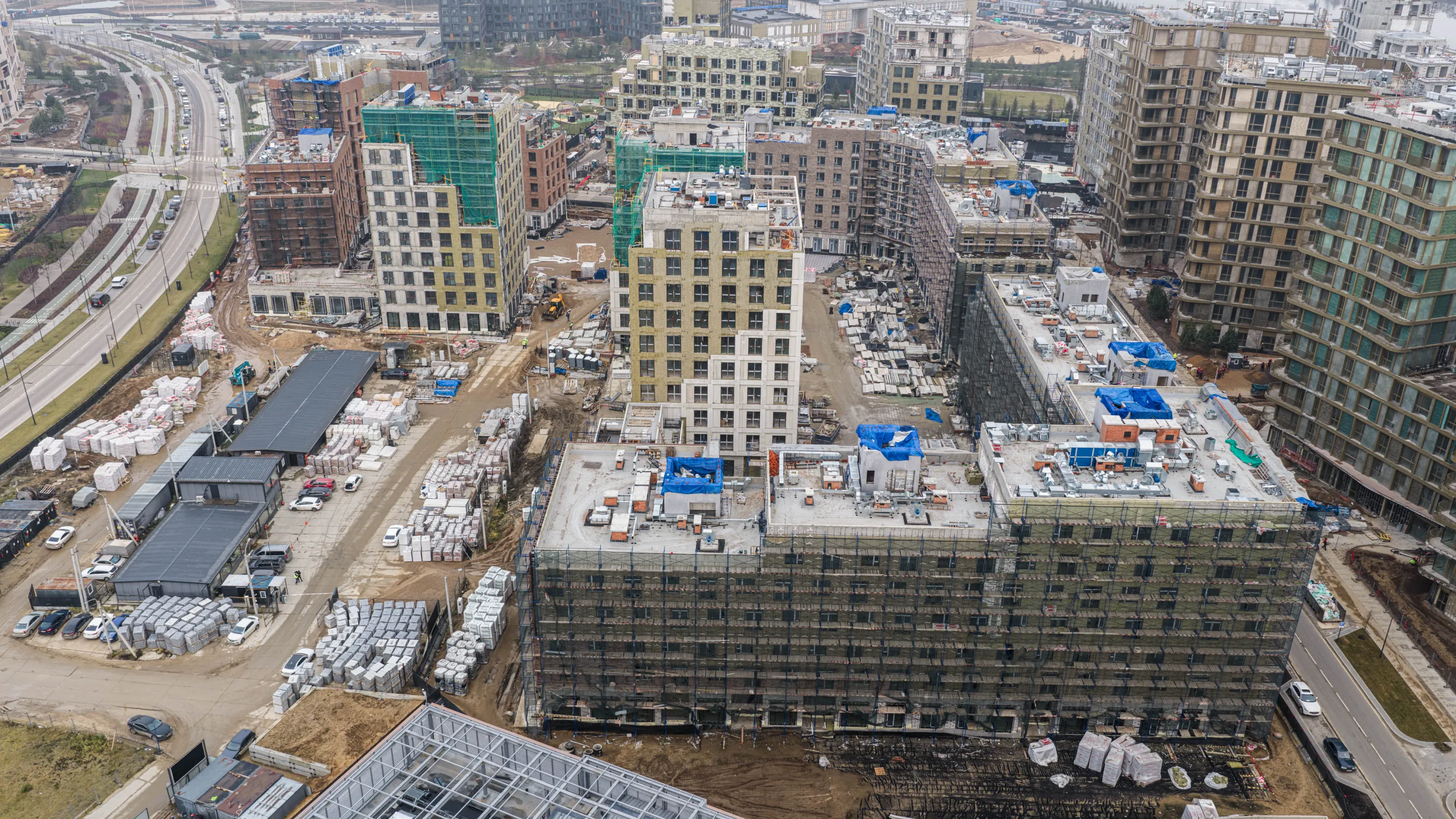 СберСити - квартал В17 ход строительства