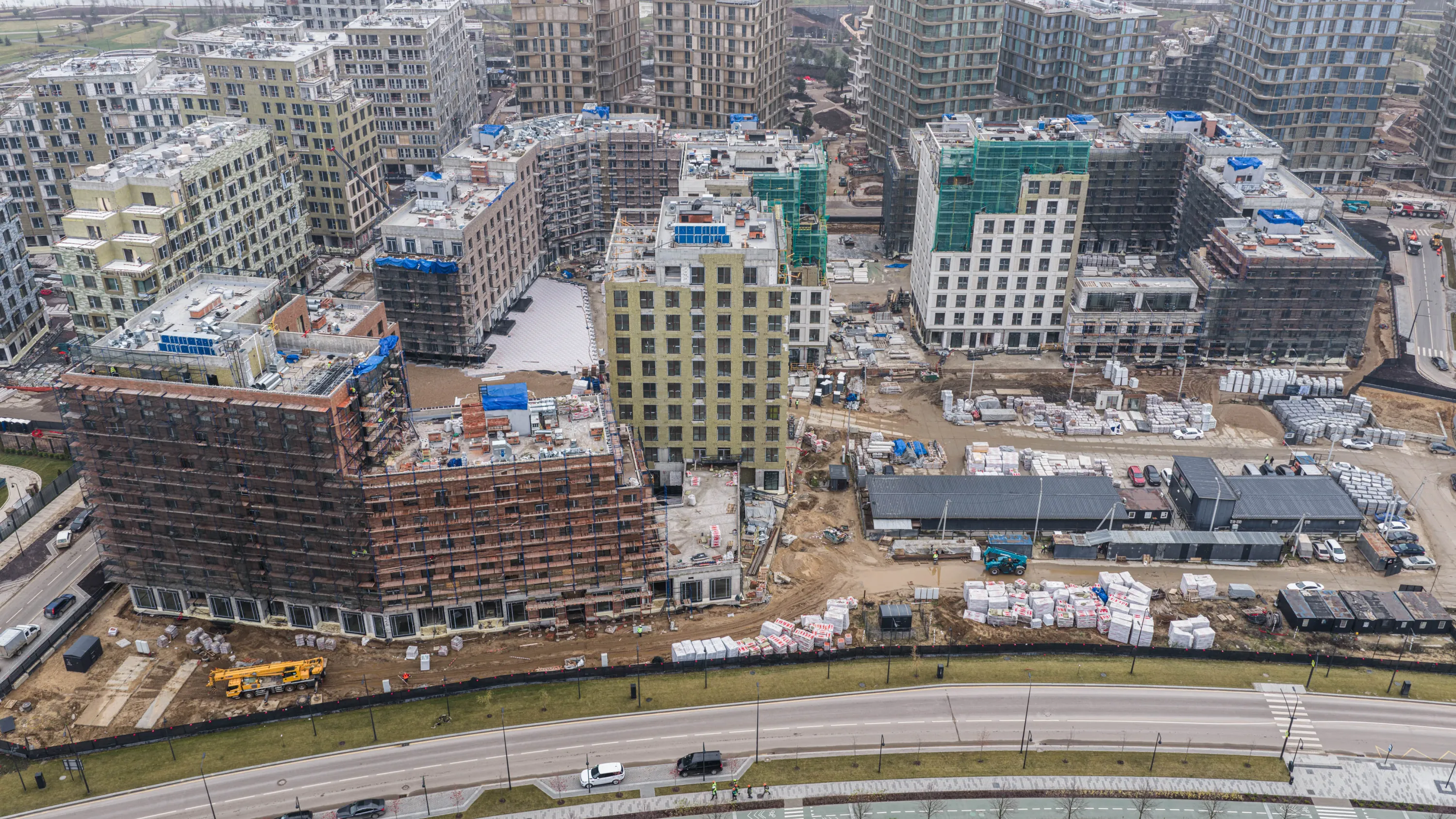 СберСити - квартал В17 ход строительства