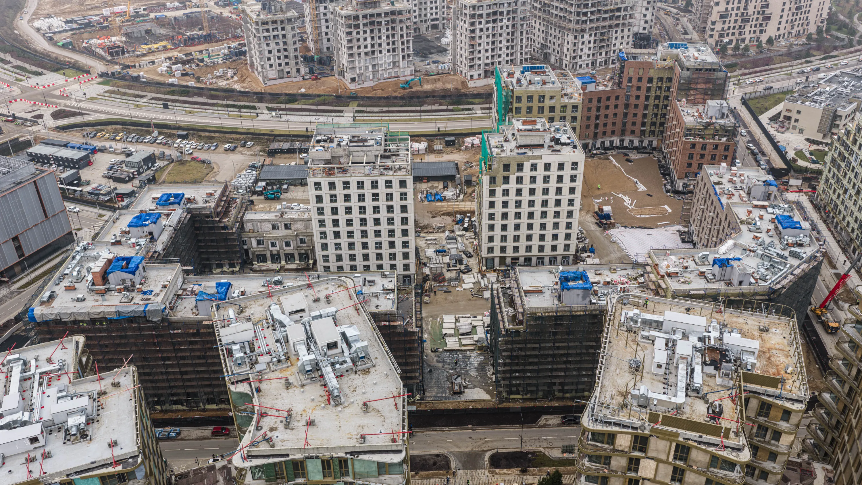 СберСити - квартал В17 ход строительства