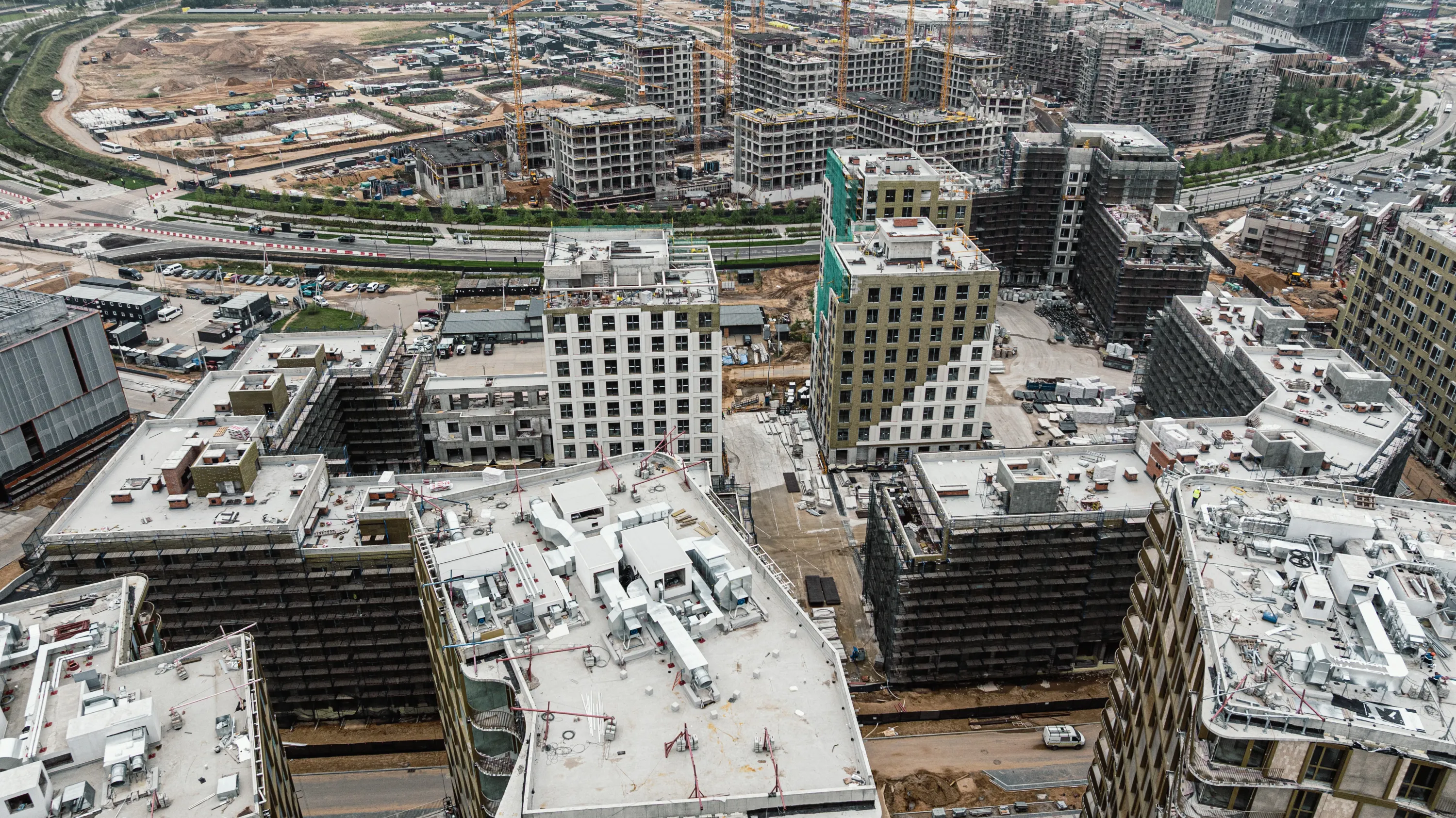 СберСити - квартал В17 ход строительства