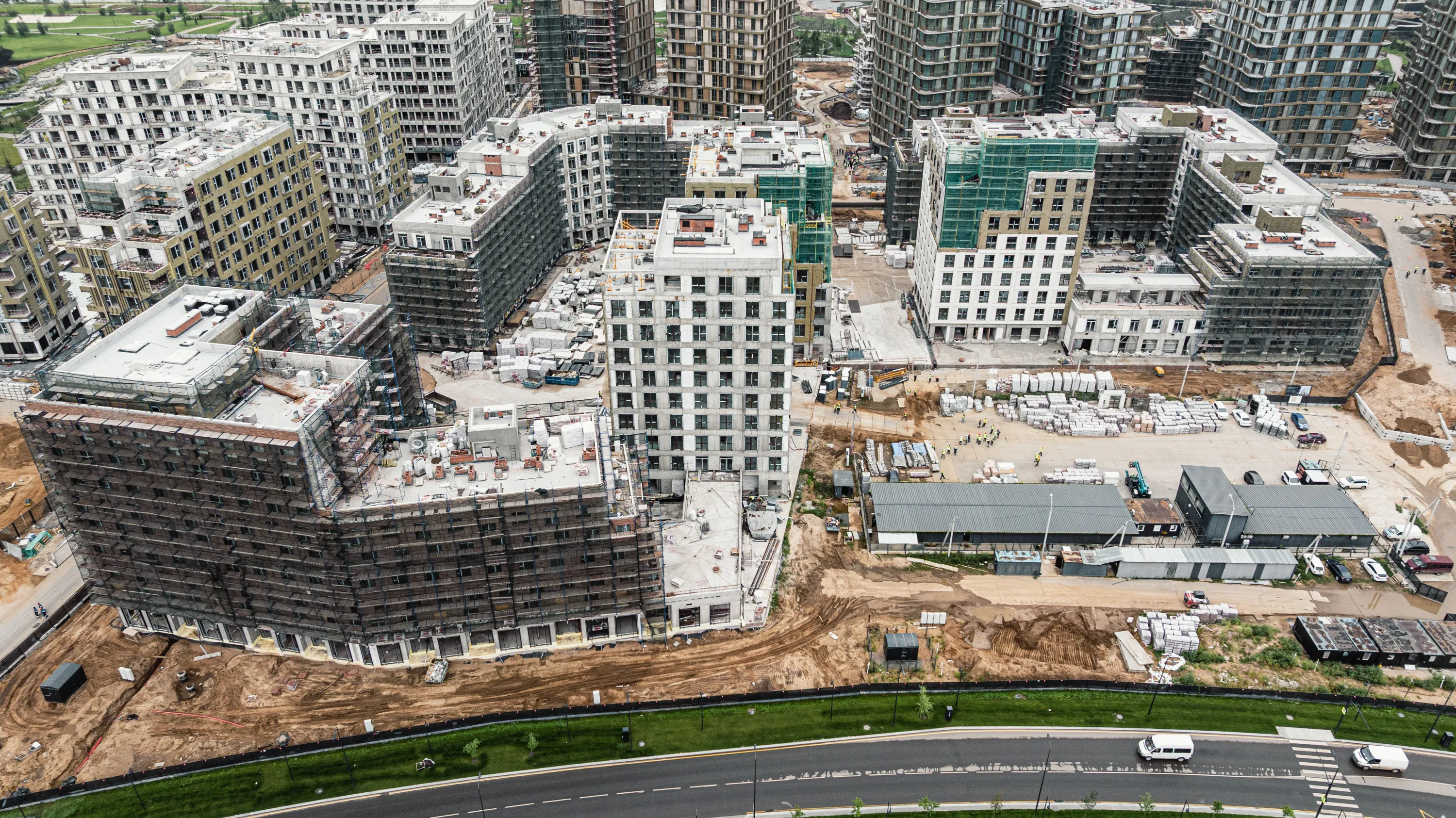 СберСити - квартал В17 ход строительства