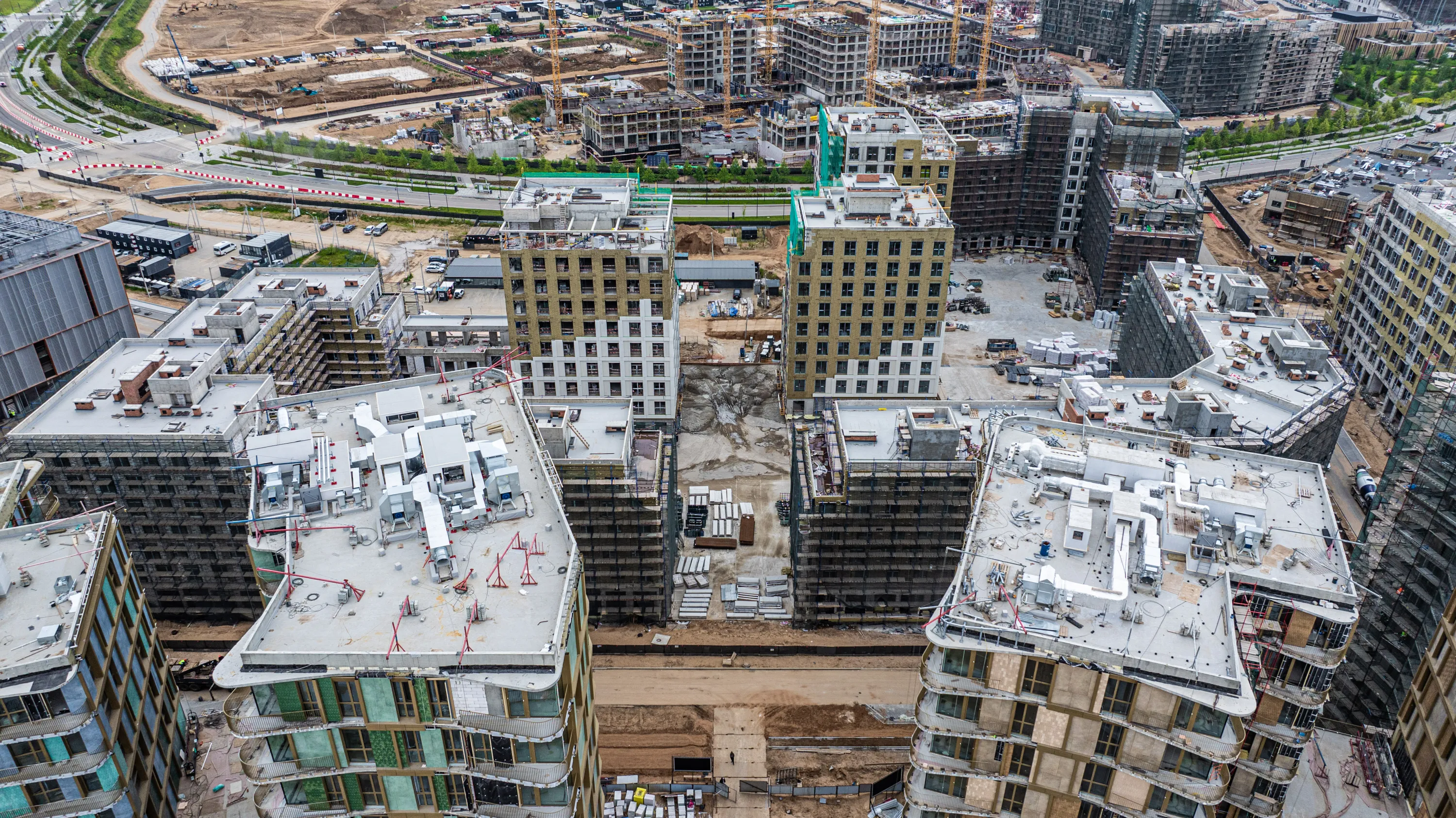 СберСити - квартал В17 ход строительства