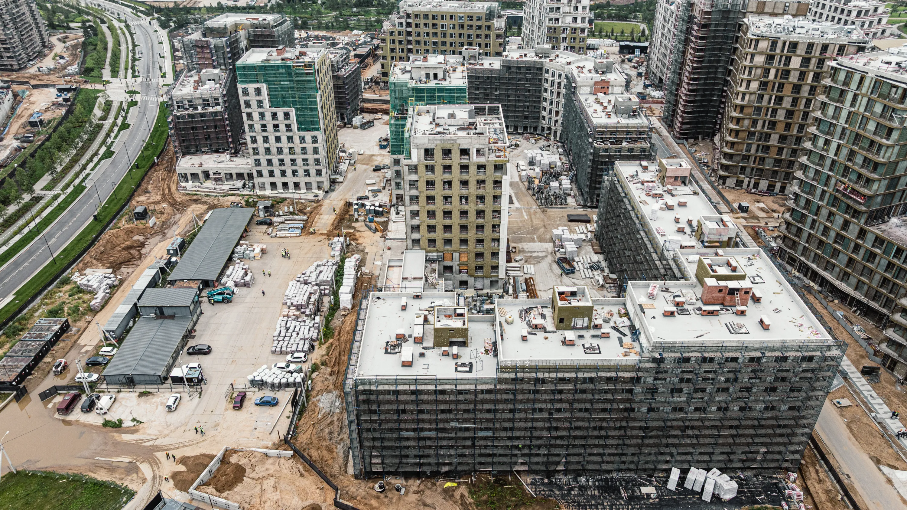 СберСити - квартал В17 ход строительства