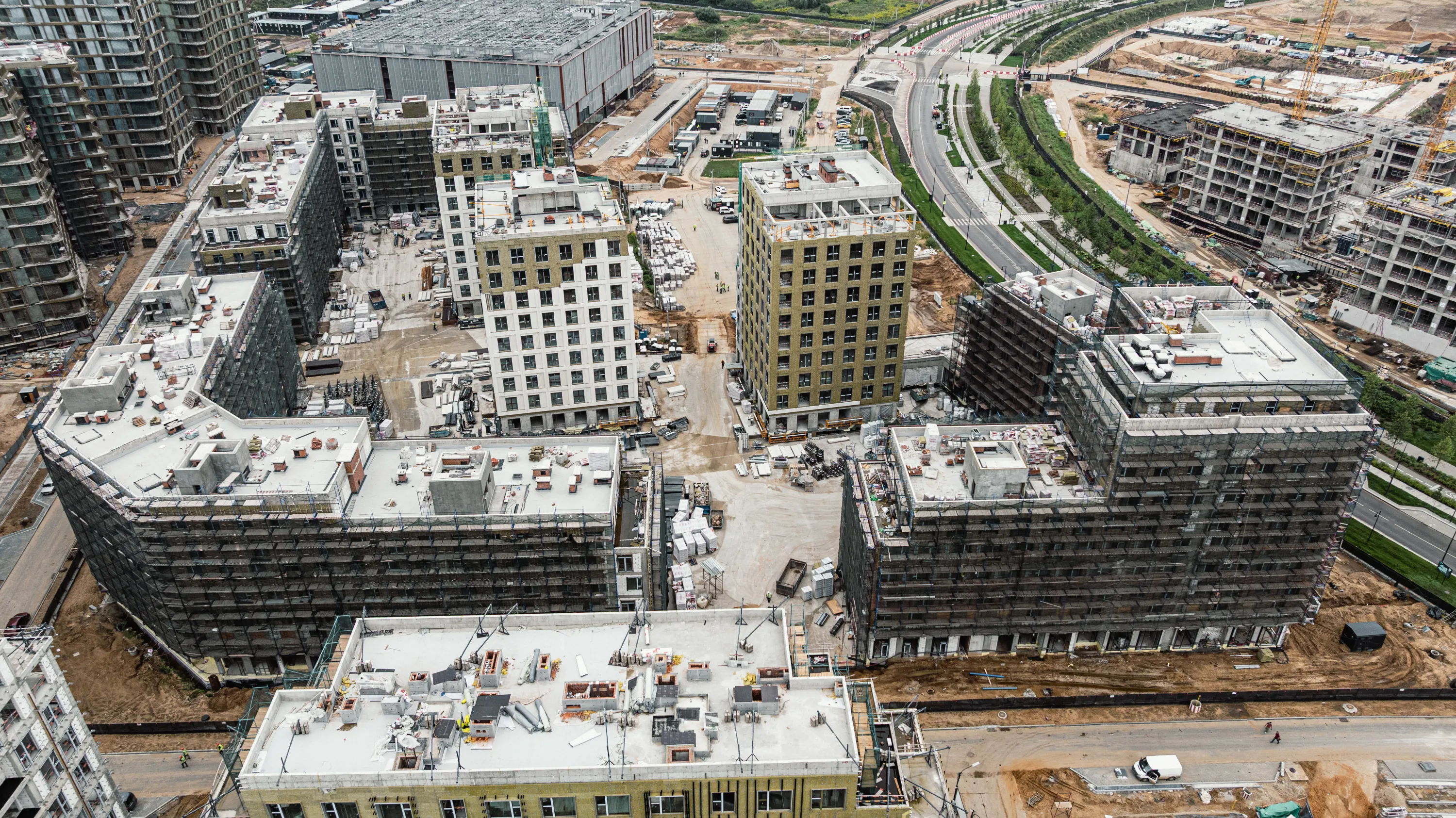 СберСити - квартал В17 ход строительства