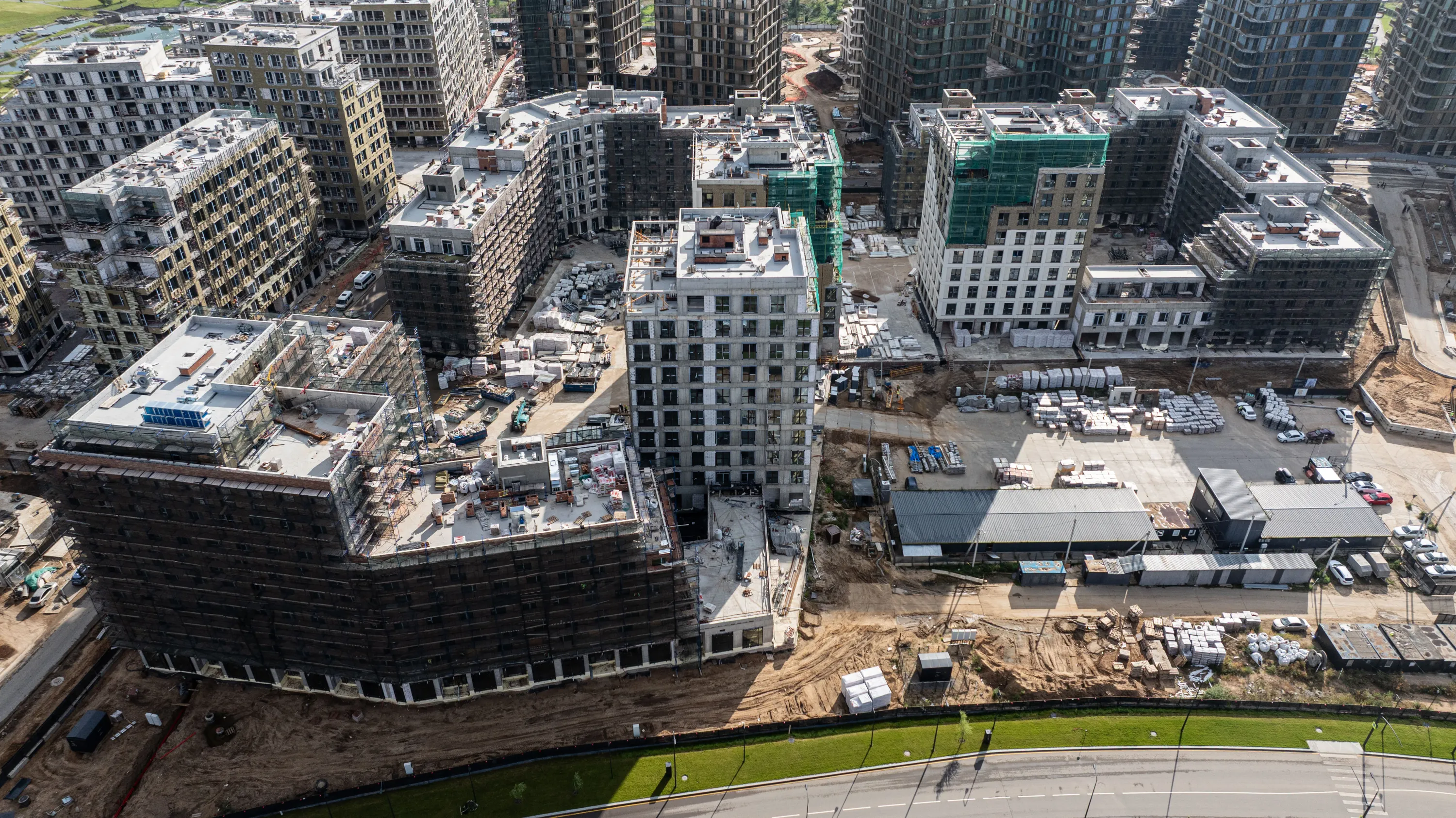 СберСити - квартал В17 ход строительства