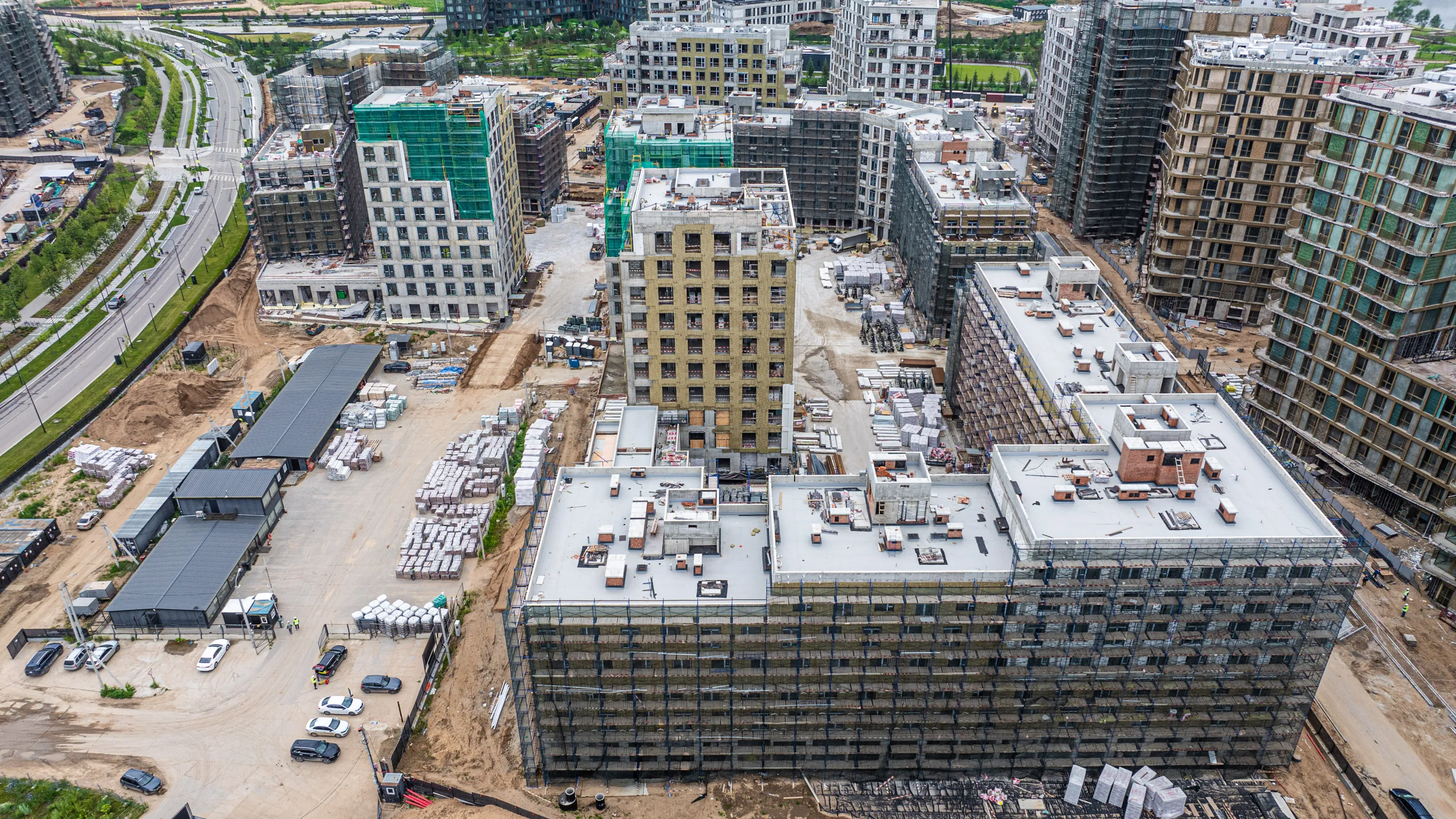 СберСити - квартал В17 ход строительства