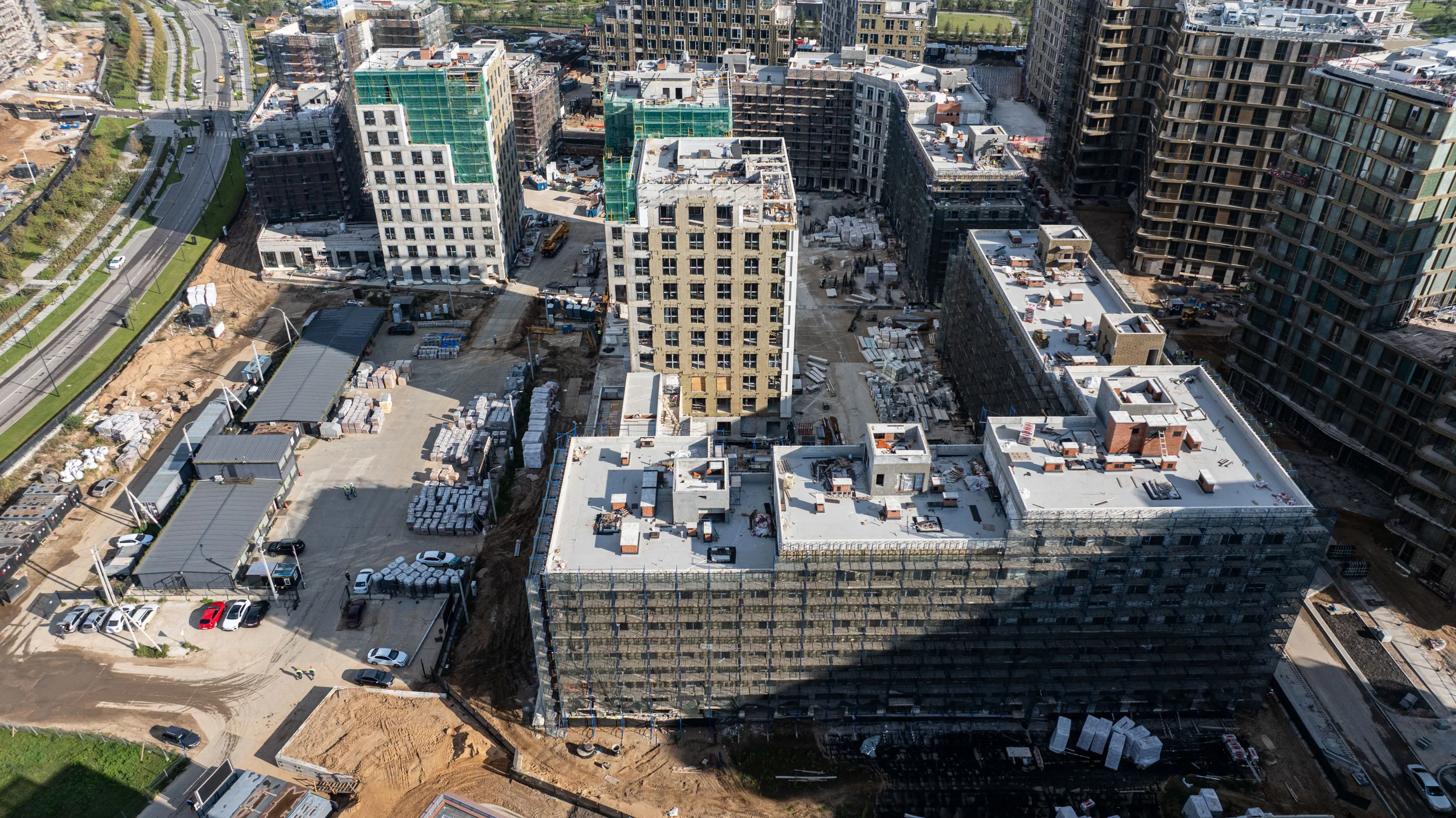 СберСити - квартал В17 ход строительства